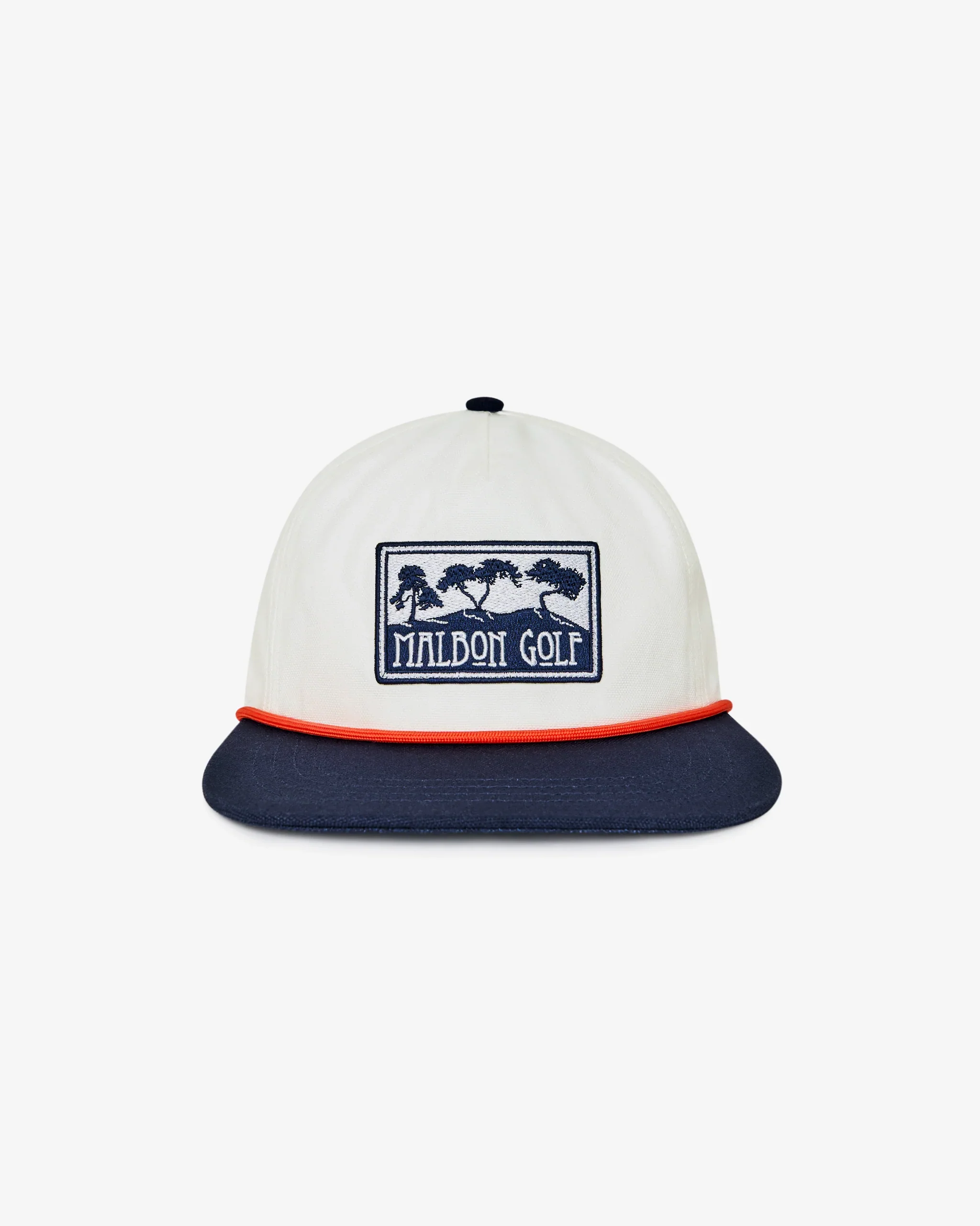 Malbon Golf Torrey Pines Rope Hat - White - Image 5
