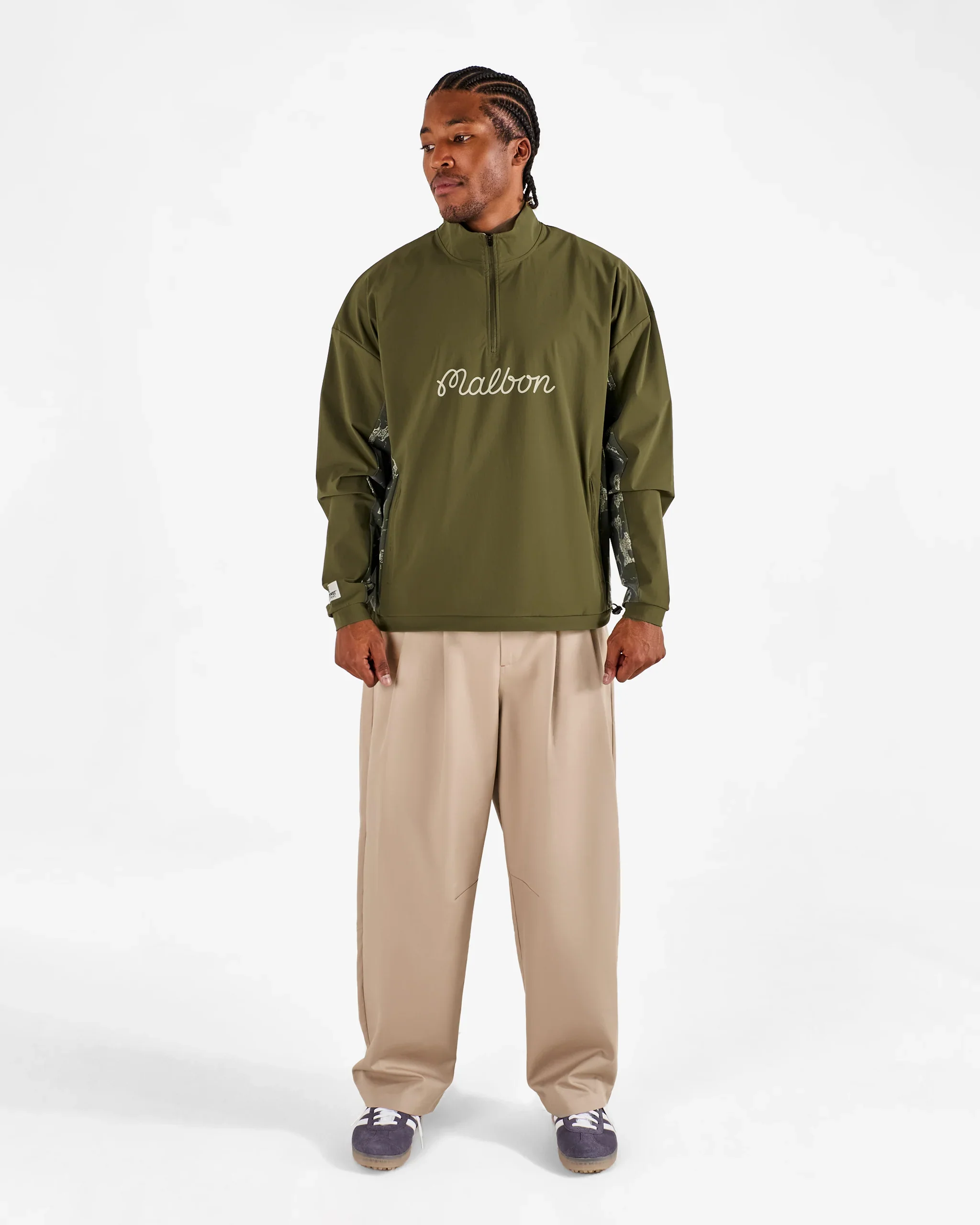Malbon Golf Tour Divot Camo Performance Shell Jacket - Image 6