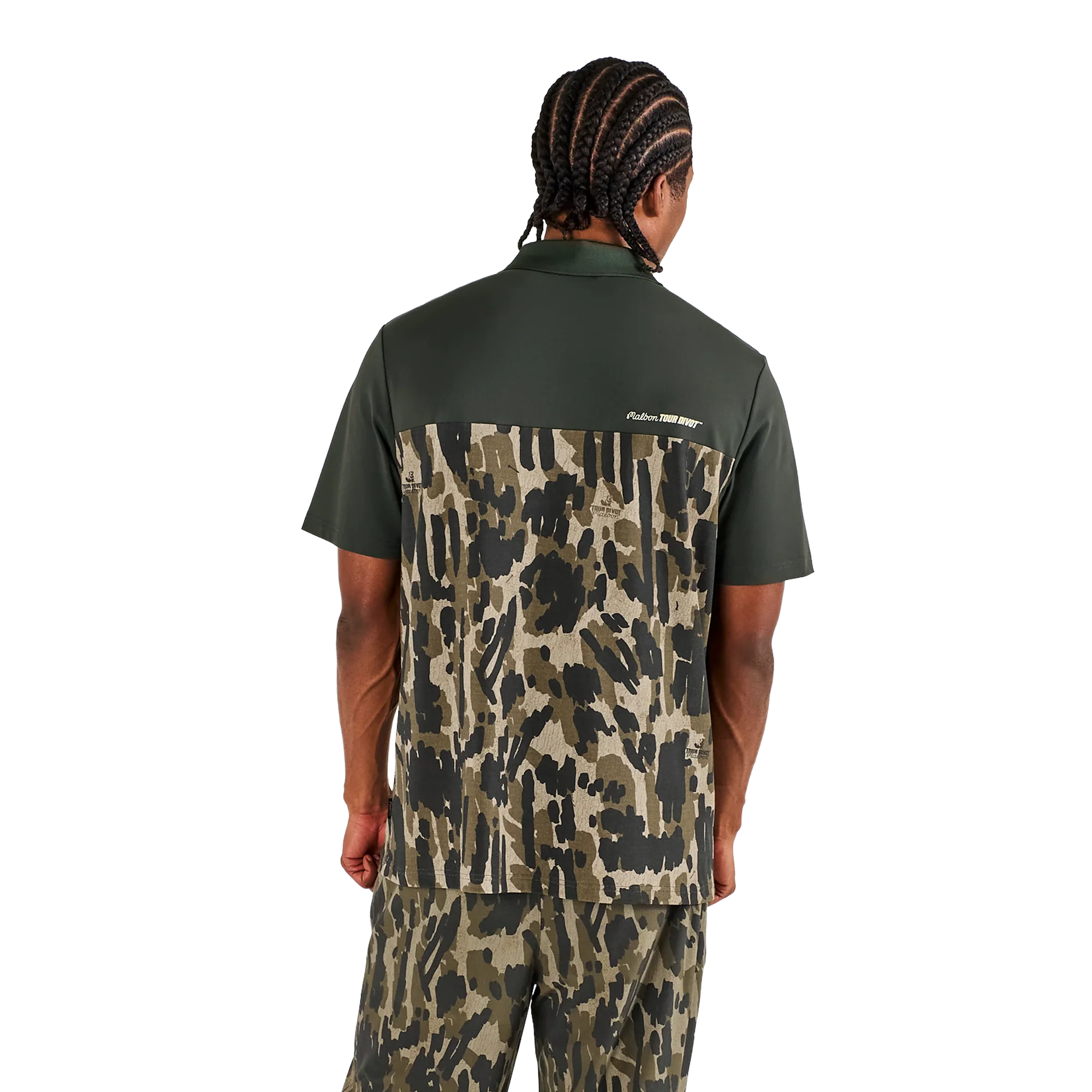 Malbon Golf Tour Divot Camo Polo - Image 2