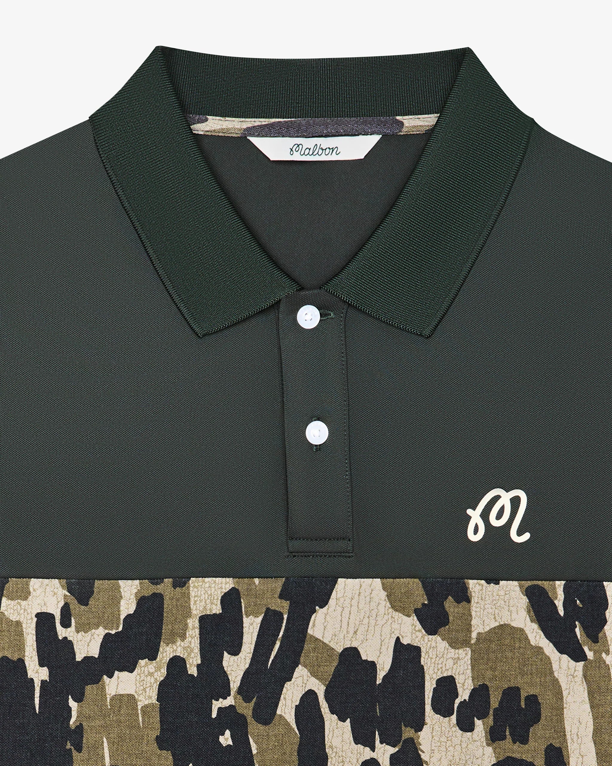 Malbon Golf Tour Divot Camo Polo - Image 6