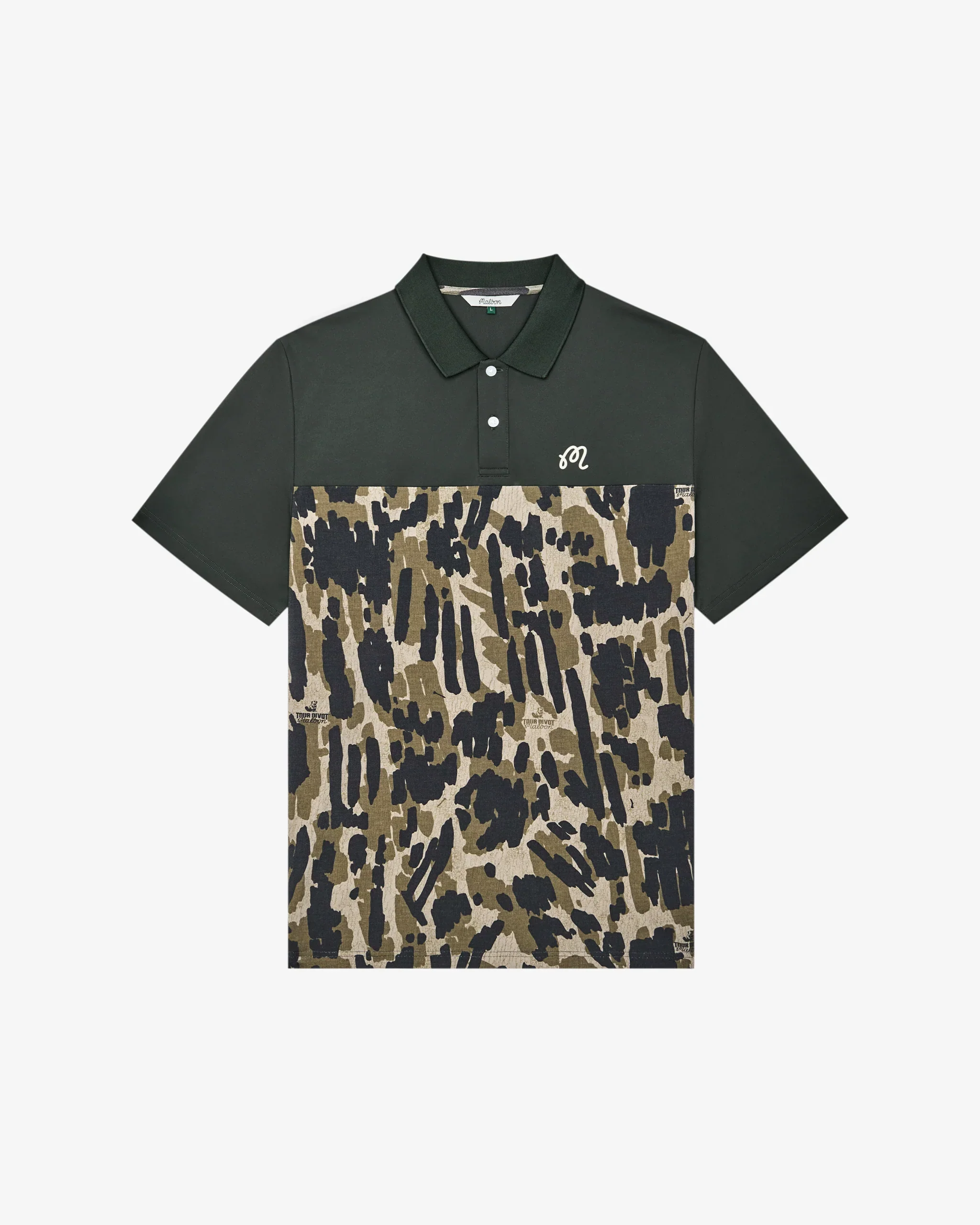 Malbon Golf Tour Divot Camo Polo - Image 8