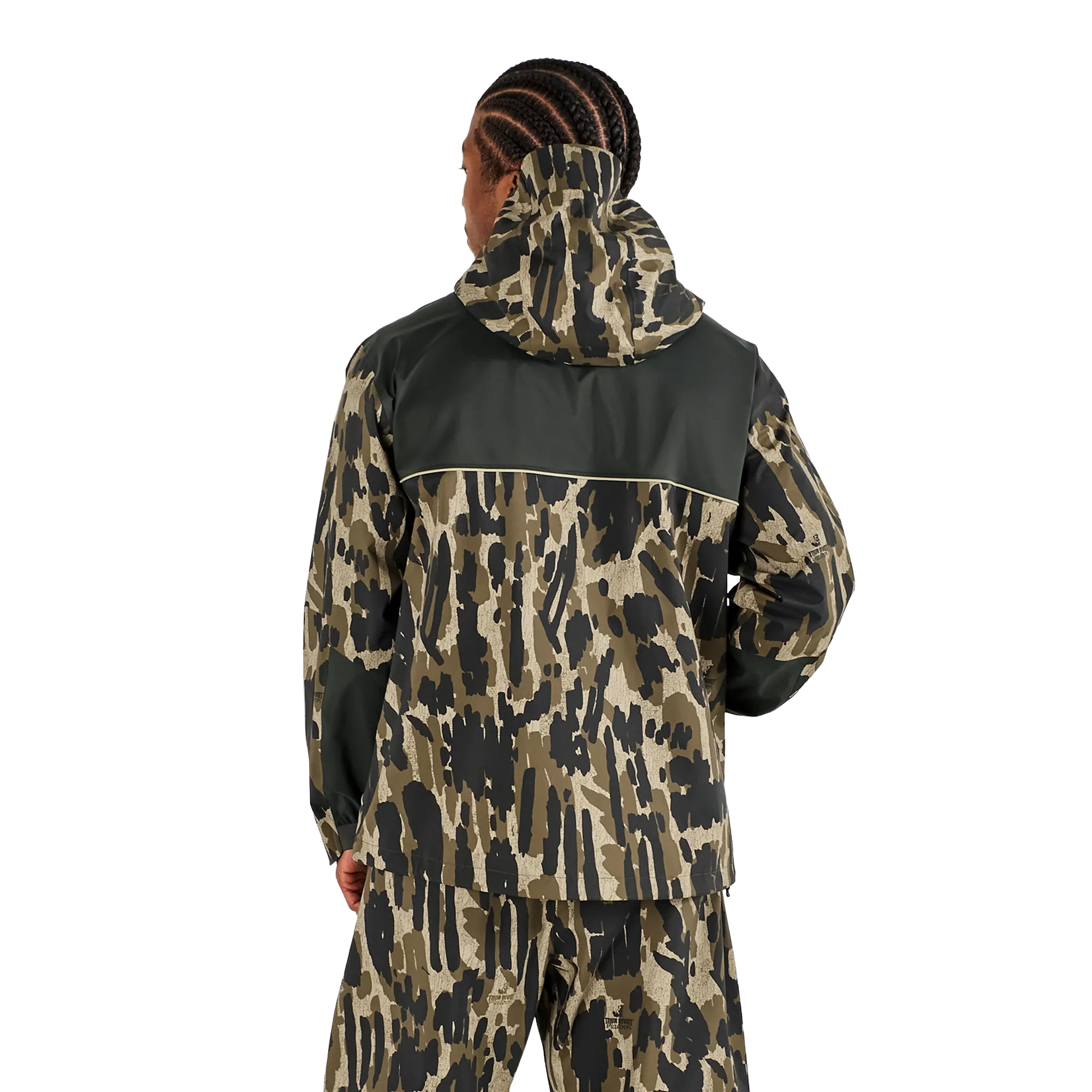 Malbon Golf Tour Divot Camo Rain Jacket - Image 2