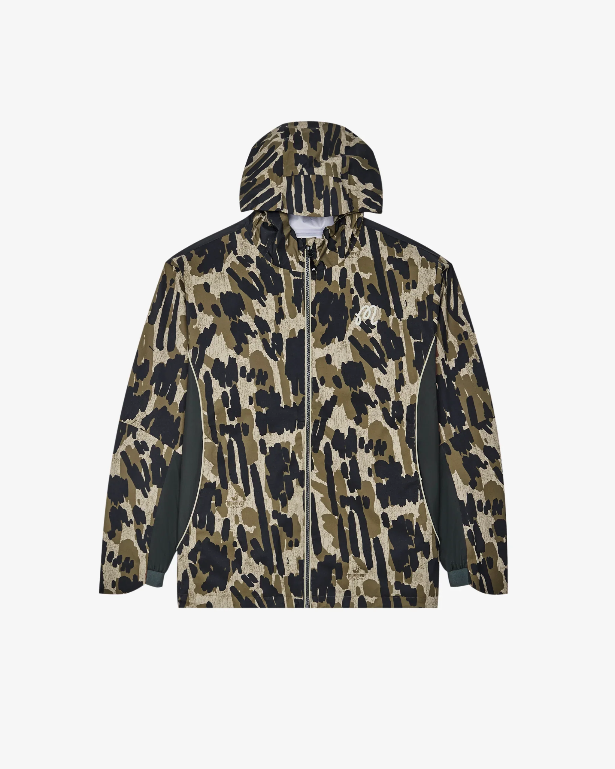 Malbon Golf Tour Divot Camo Rain Jacket - Image 4