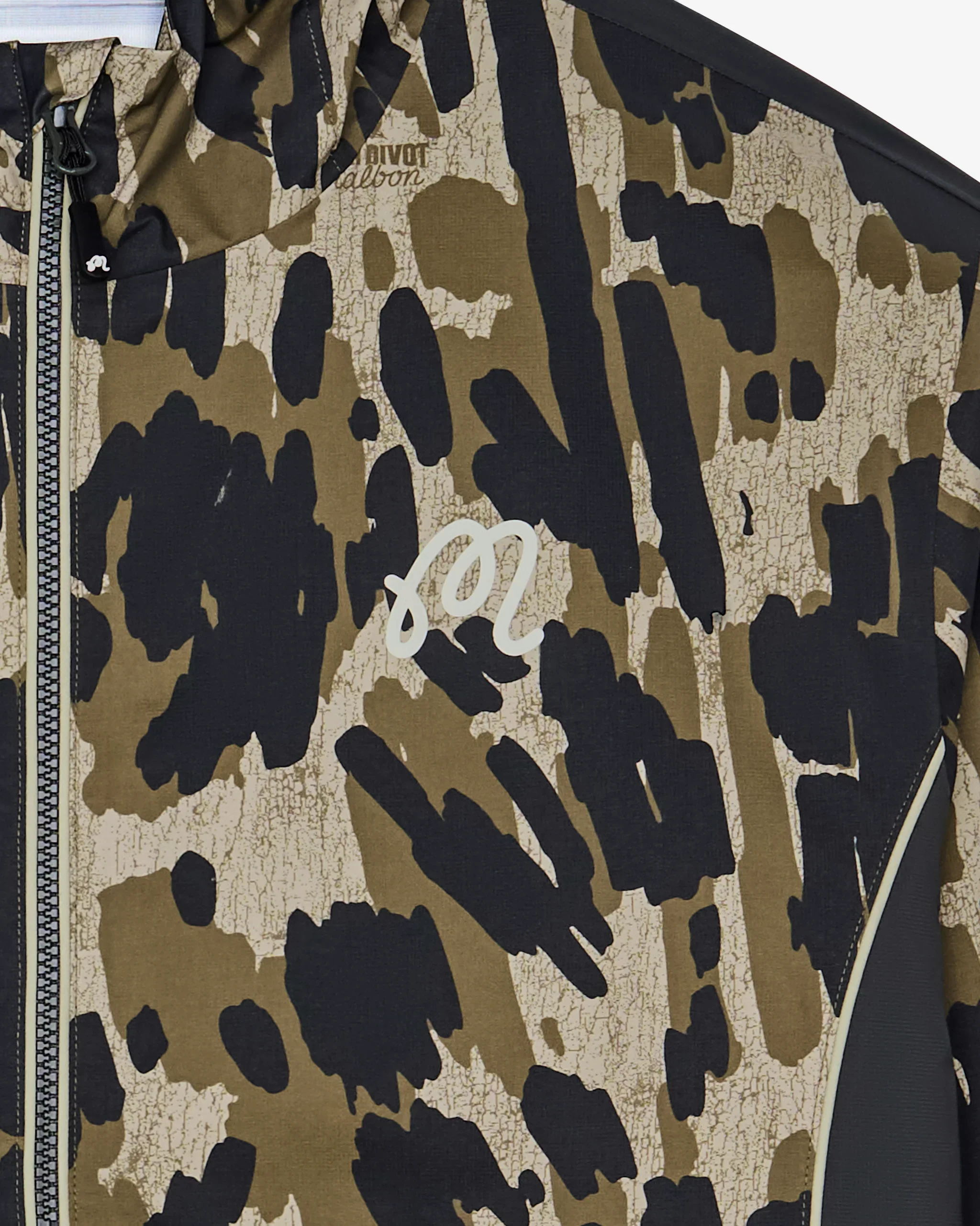 Malbon Golf Tour Divot Camo Rain Jacket - Image 6