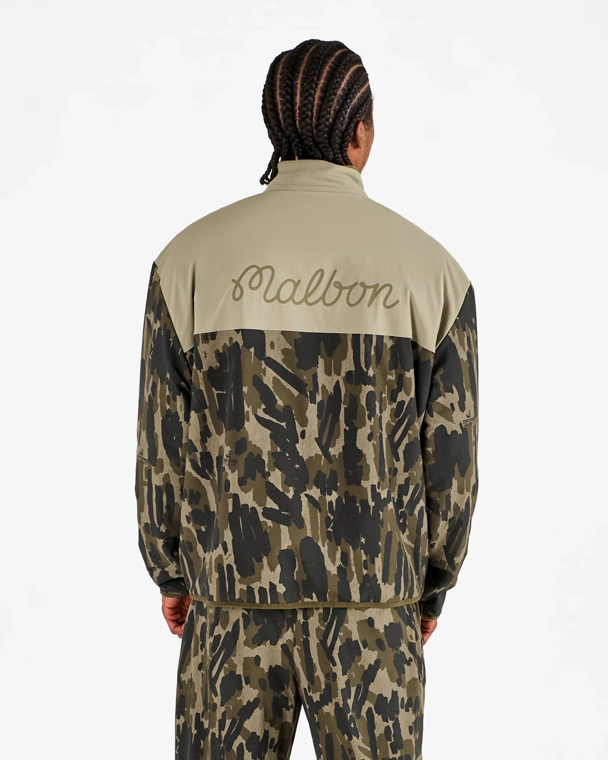 Malbon Golf Tour Divot Camo Sherpa Jacket - Image 10