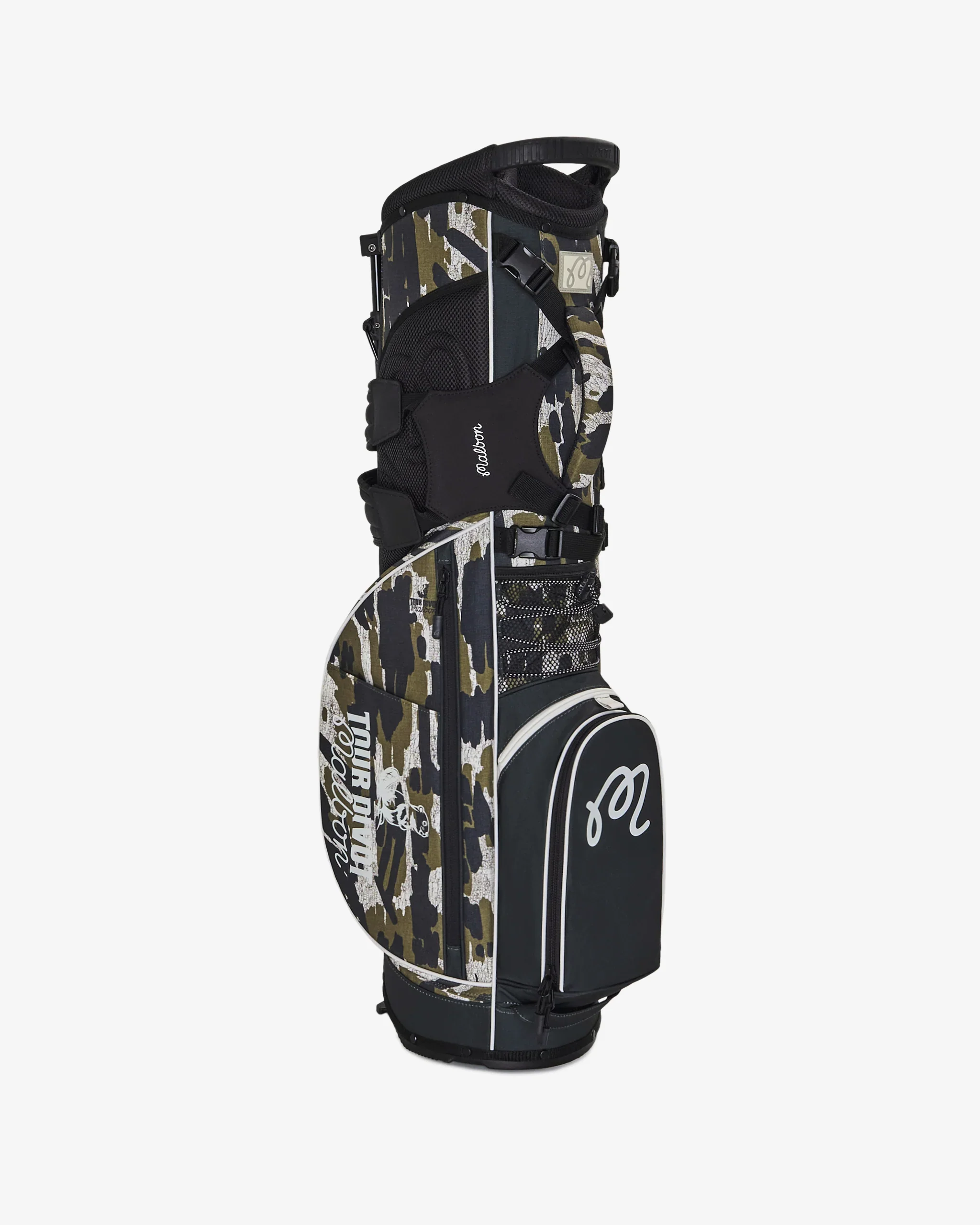 Malbon Golf Tour Divot Camo Walking Bag - Image 11