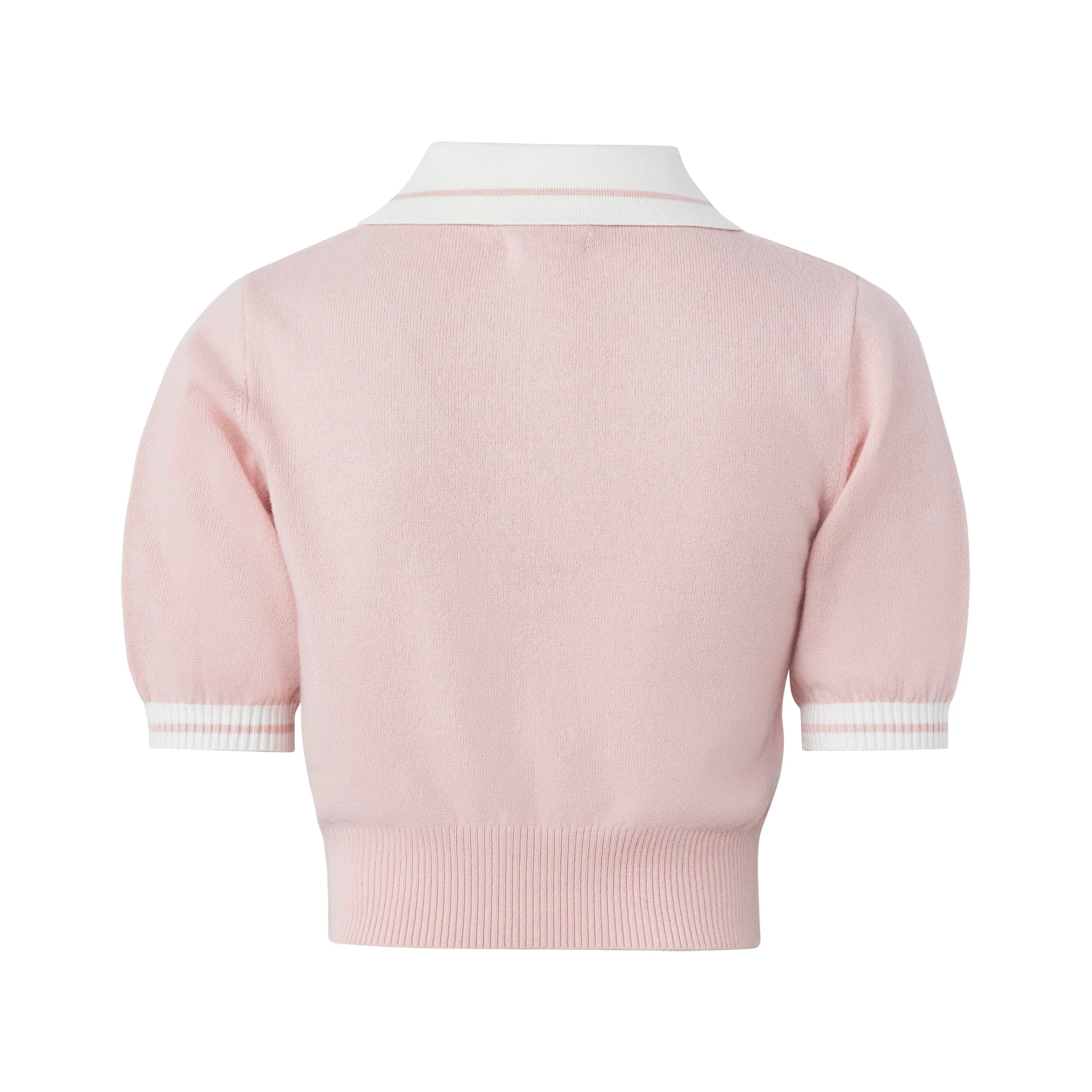 Malbon Mikayla Knit Polo - Dusty Rose - Image 6