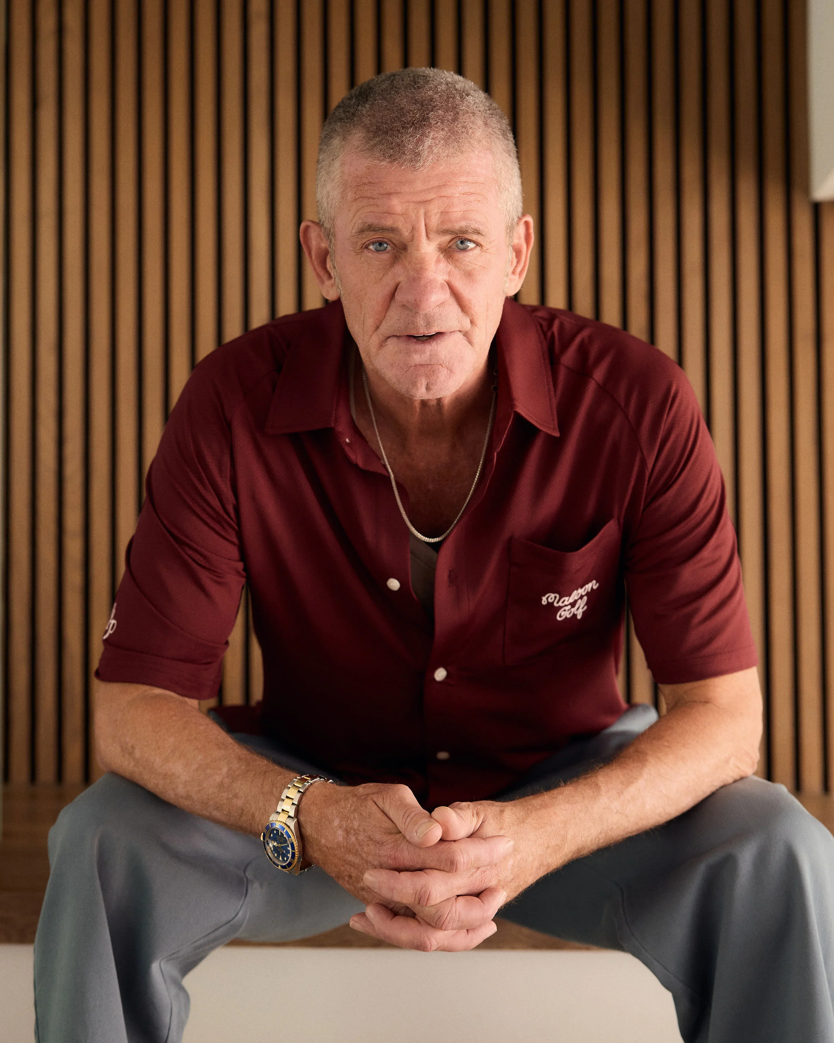 Malbon Golf x Jesper Parnevik Osprey Polo - Cardinal - Image 3