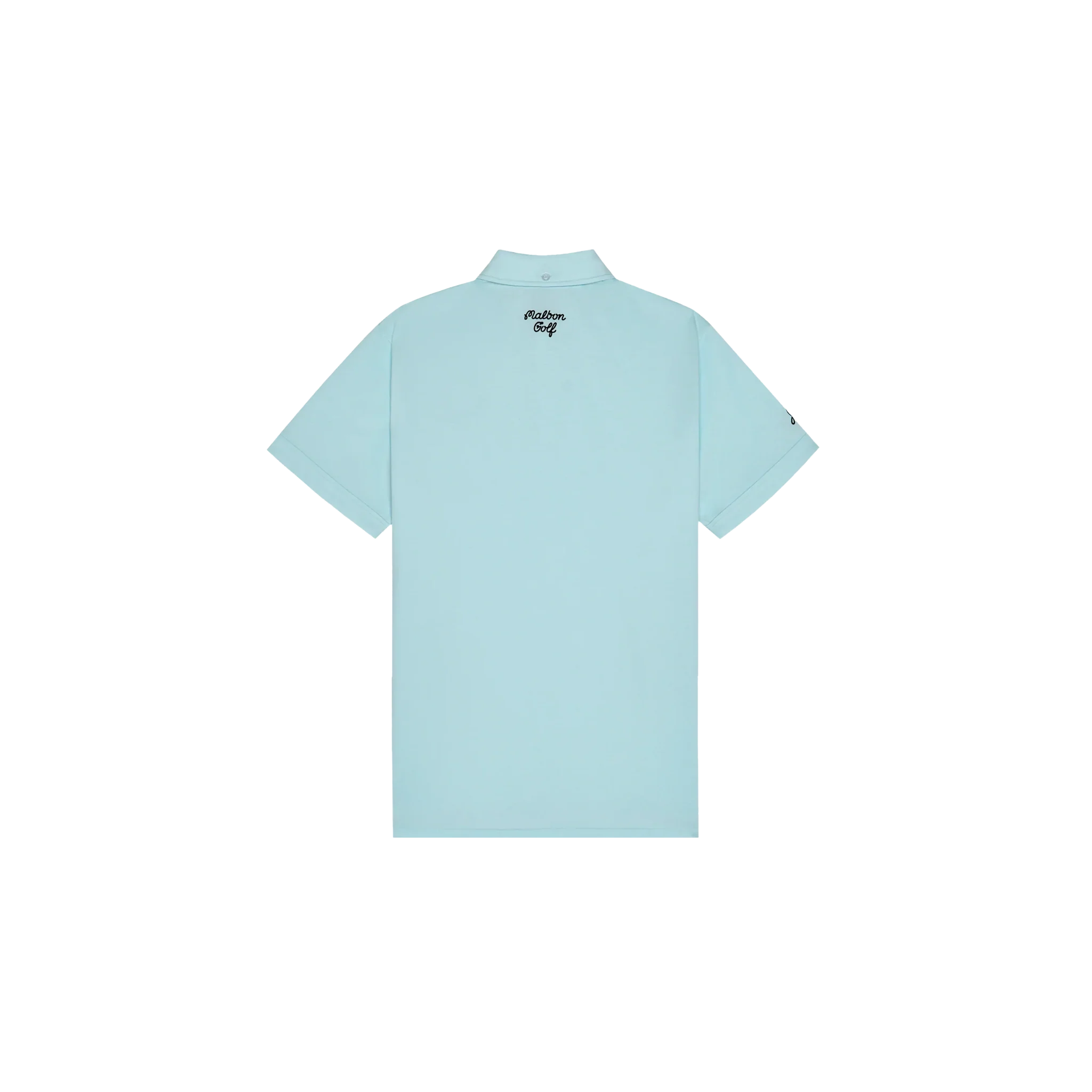 Malbon Golf x Jesper Parnevik Pocket Polo - Aqua Blue - Image 2