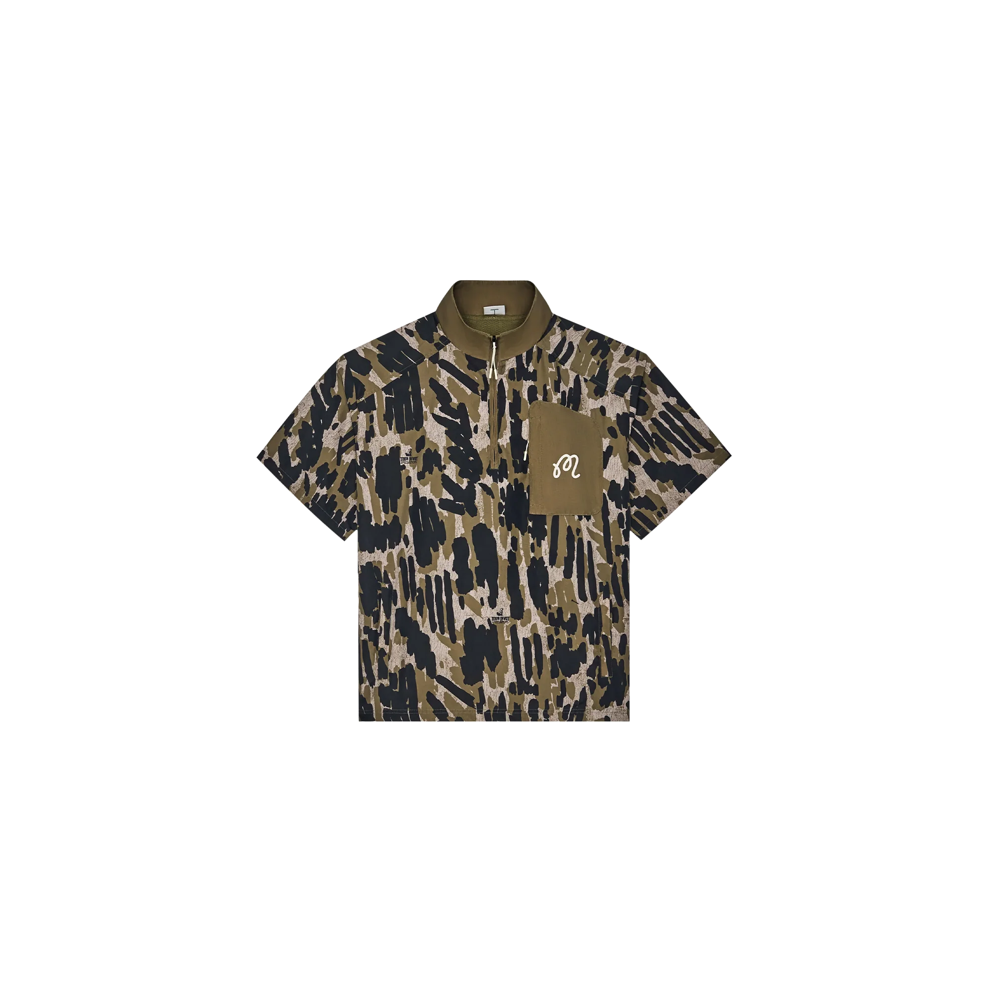 Malbon Golf Tour Divot Camo Windshirt