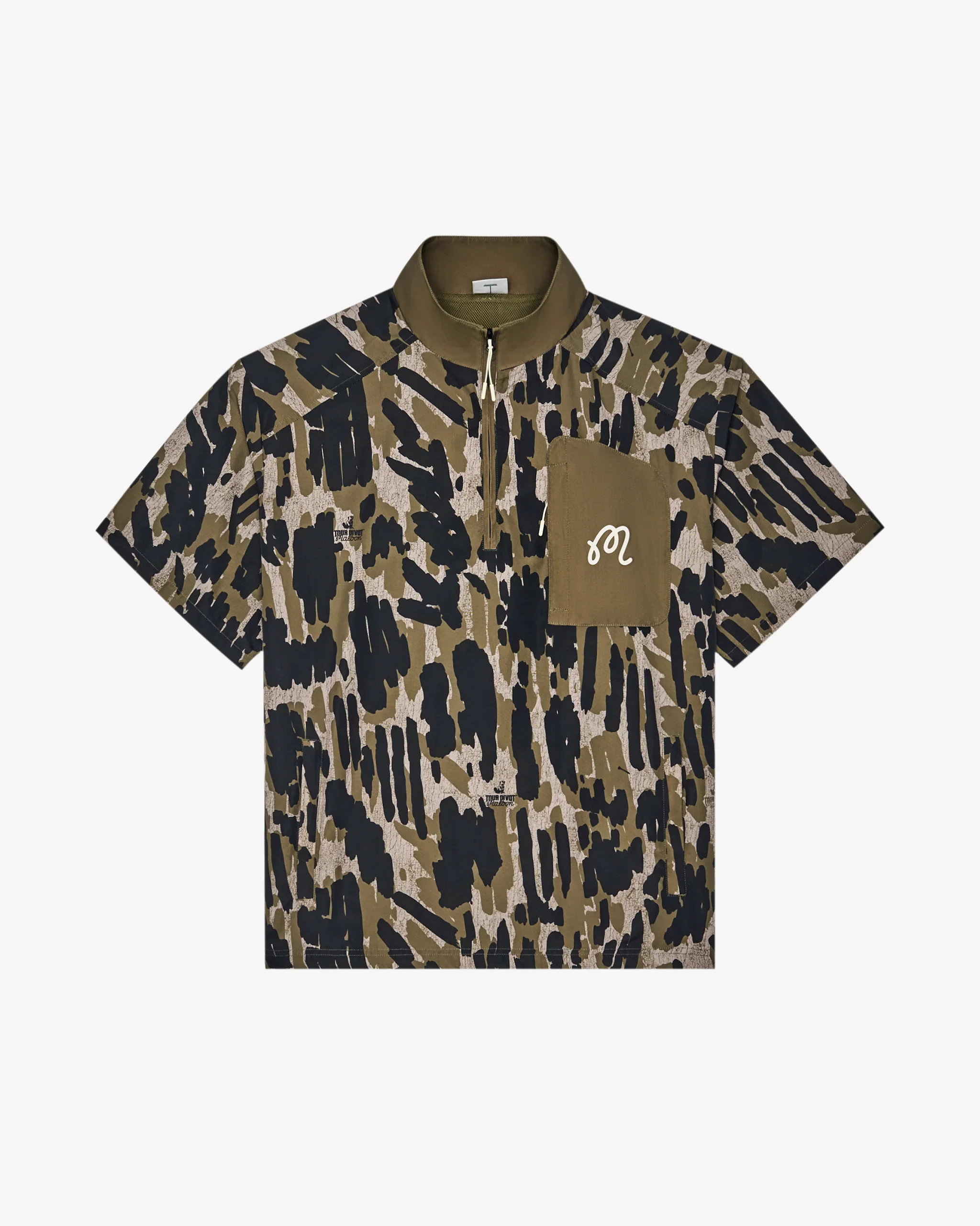 Malbon Golf Tour Divot Camo Windshirt - Image 4