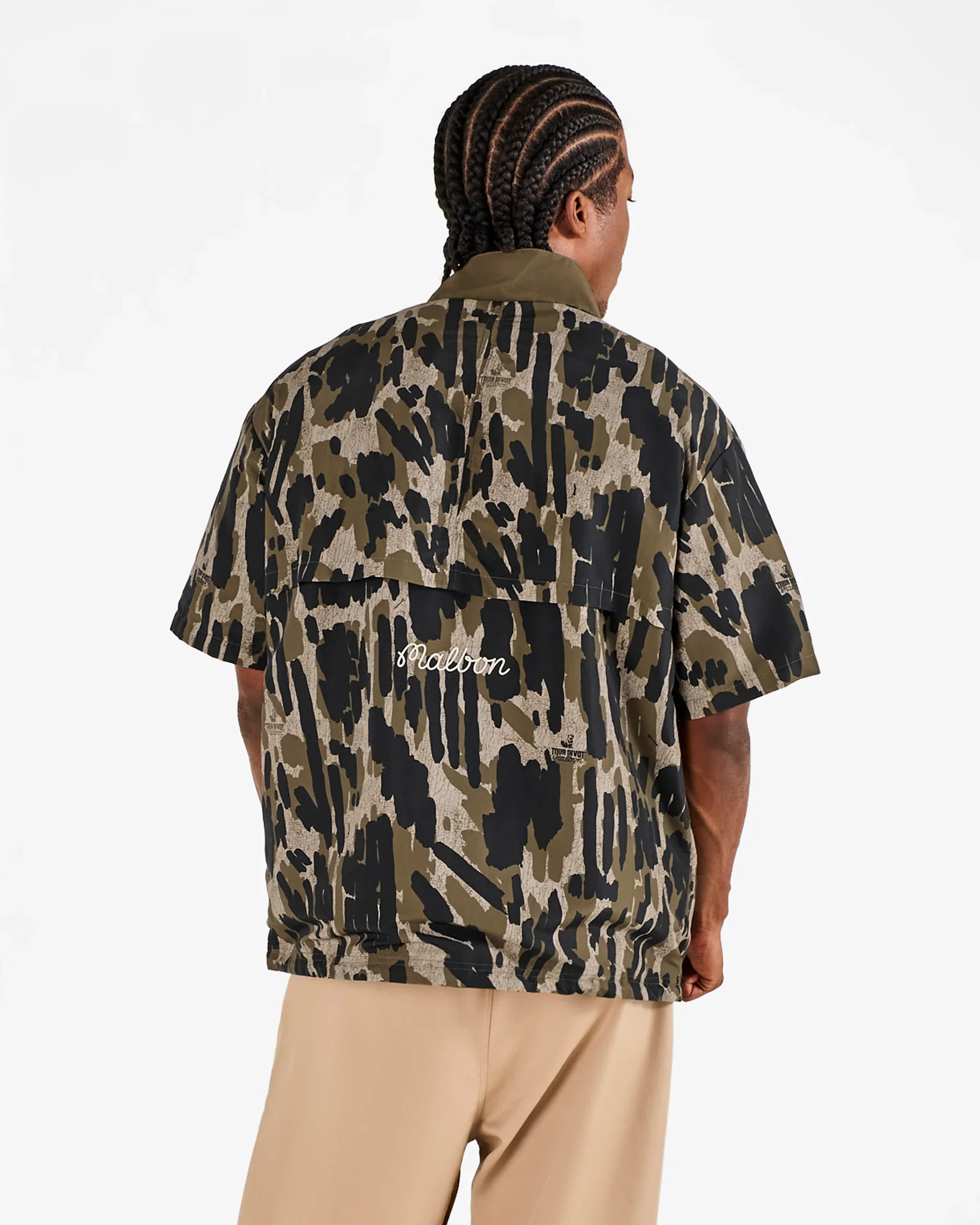 Malbon Golf Tour Divot Camo Windshirt - Image 6