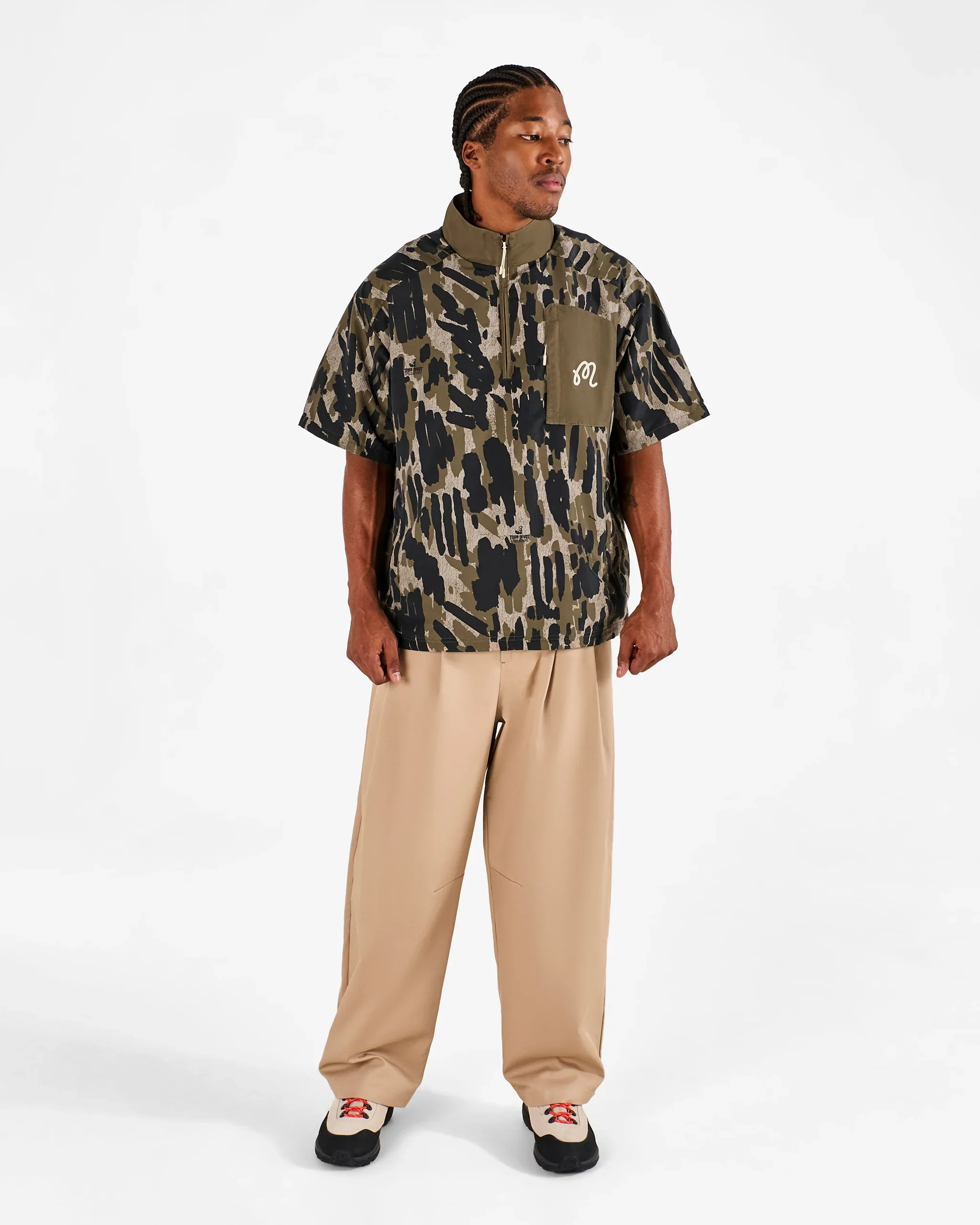 Malbon Golf Tour Divot Camo Windshirt - Image 7
