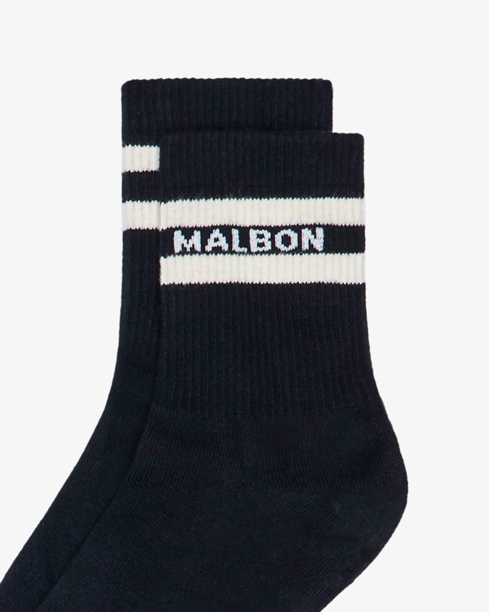 Malbon Nadine Athletic Socks - Black - Image 2