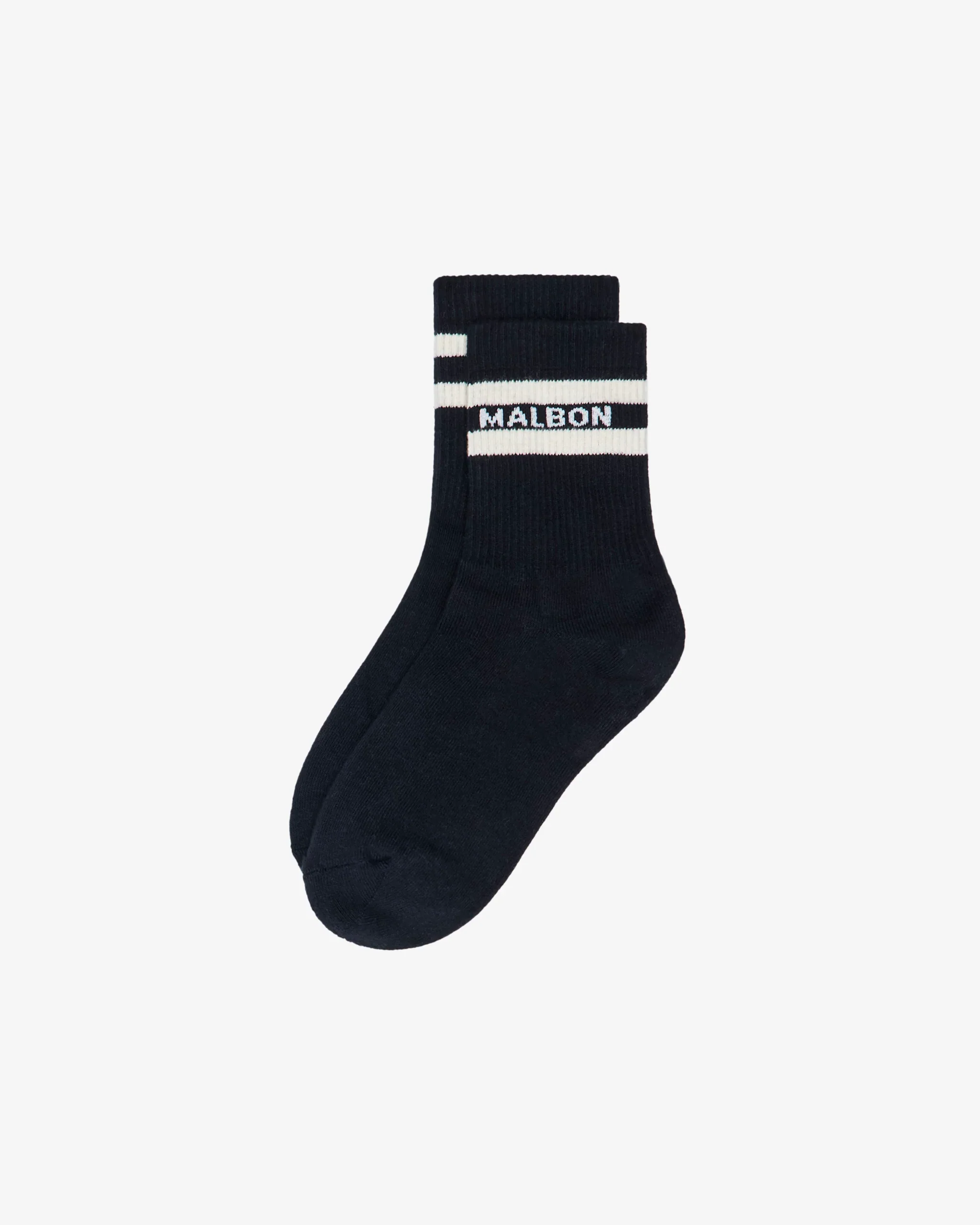 Malbon Nadine Athletic Socks - Black - Image 3
