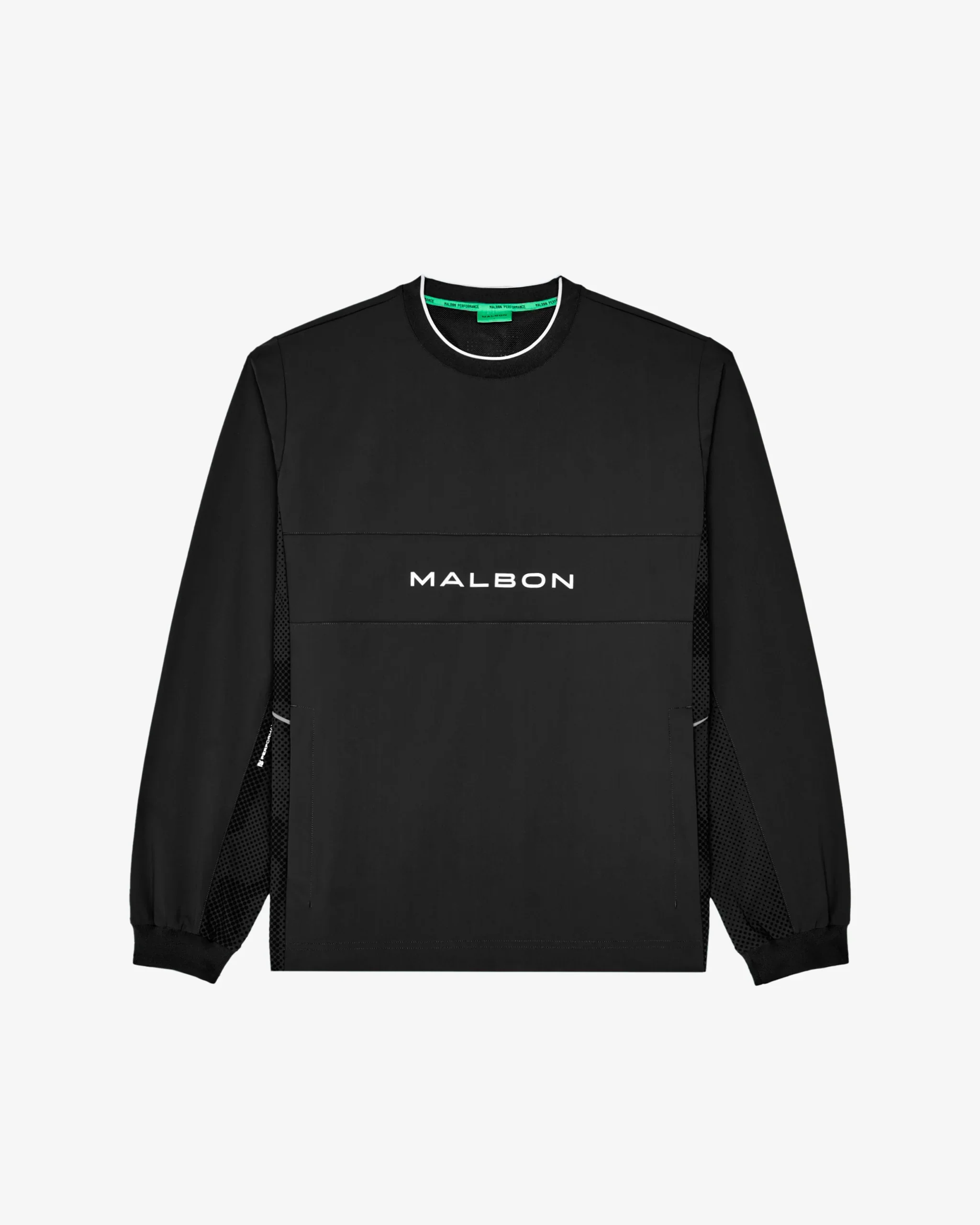 Malbon Performance Crew Popover - Black - Image 3