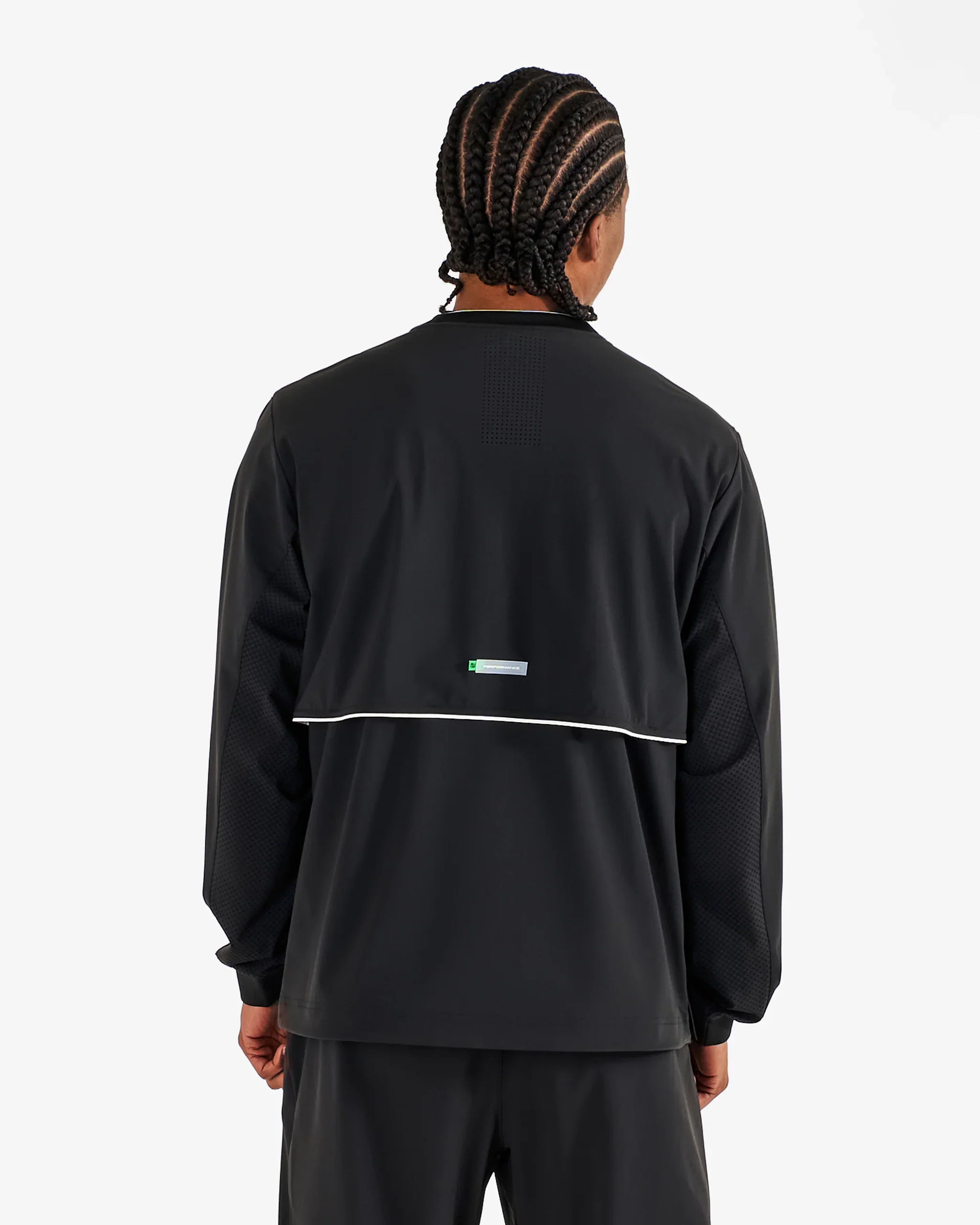Malbon Performance Crew Popover - Black - Image 5