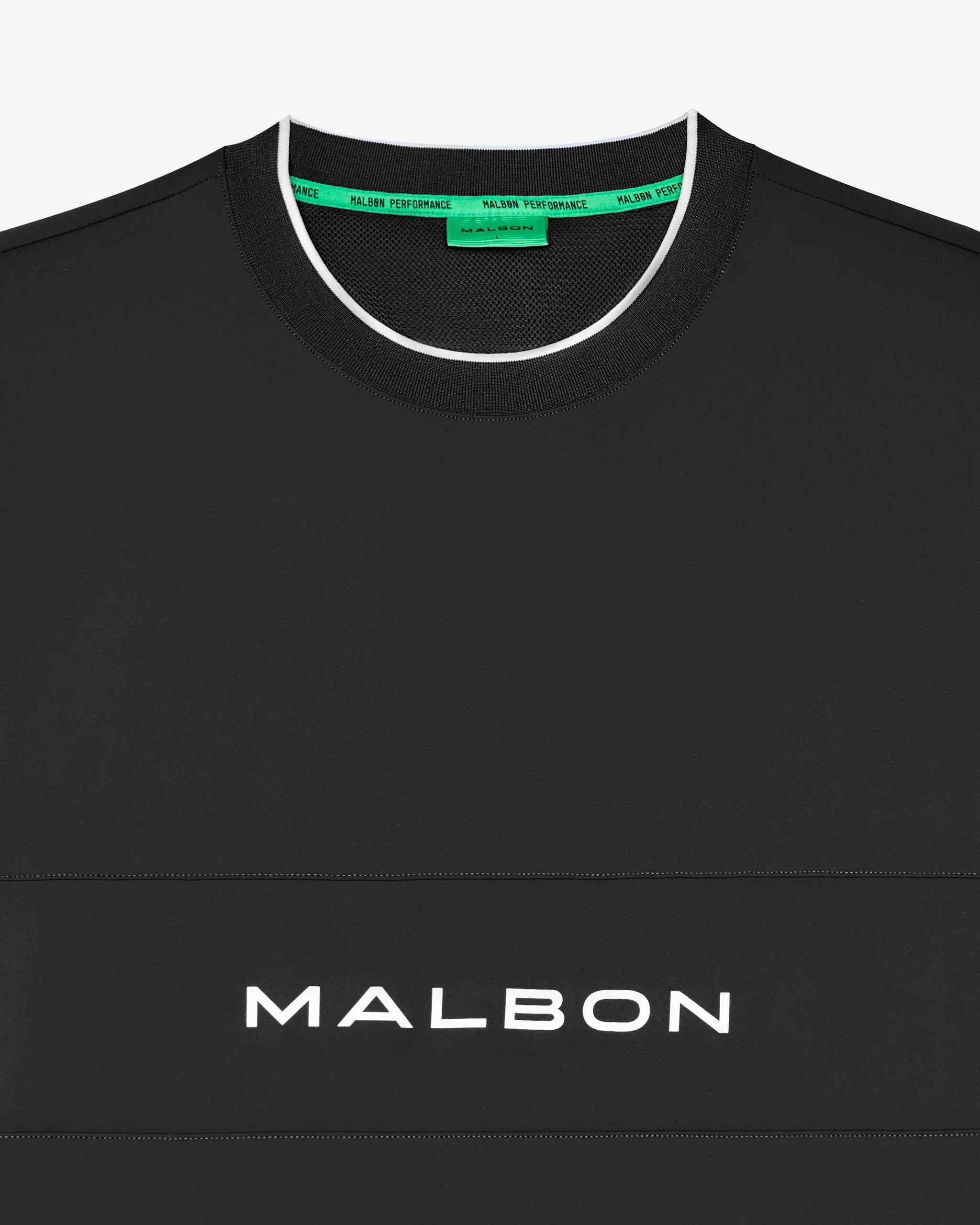 Malbon Performance Crew Popover - Black - Image 7
