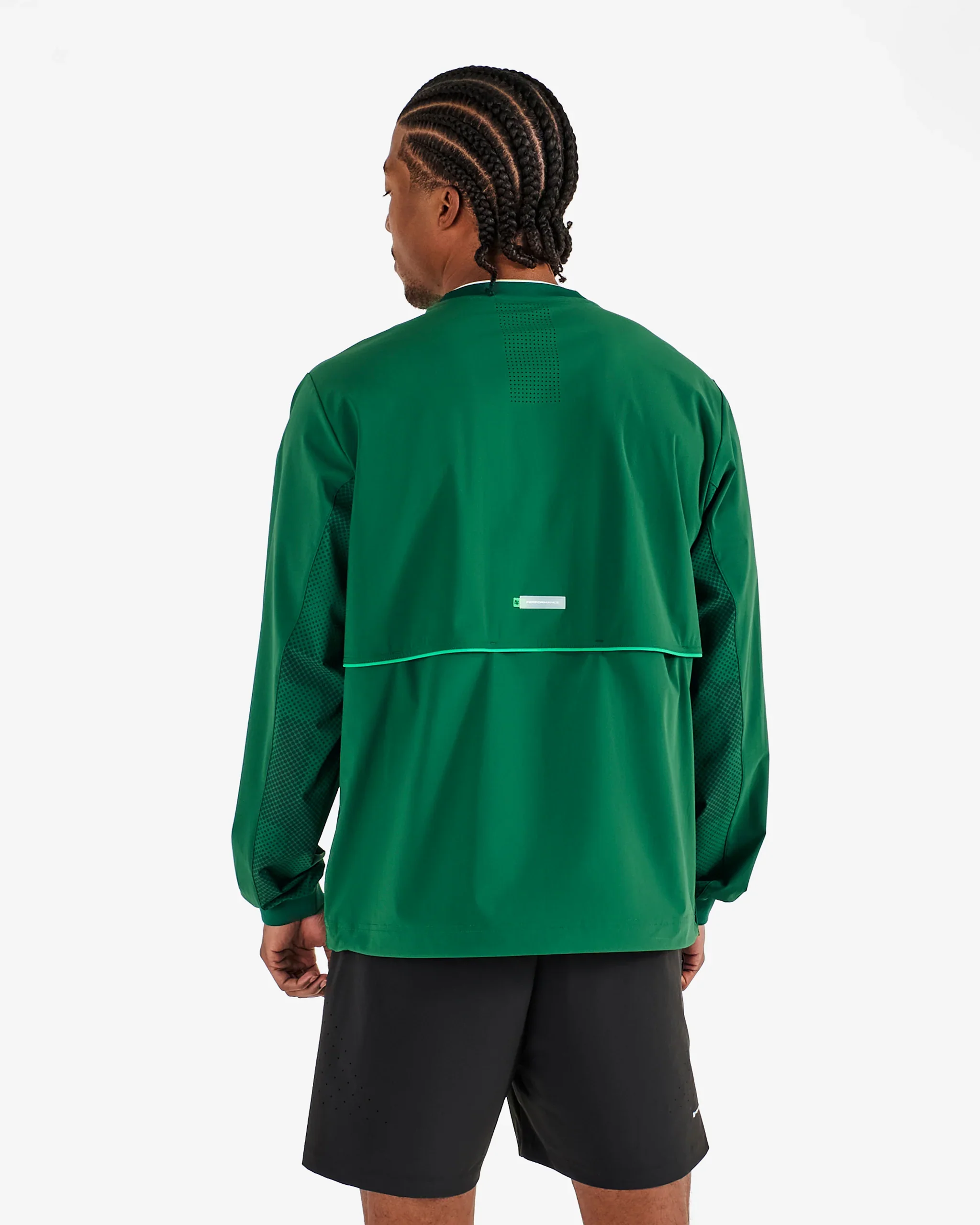 Malbon Performance Crew Popover - Eden Green - Image 3