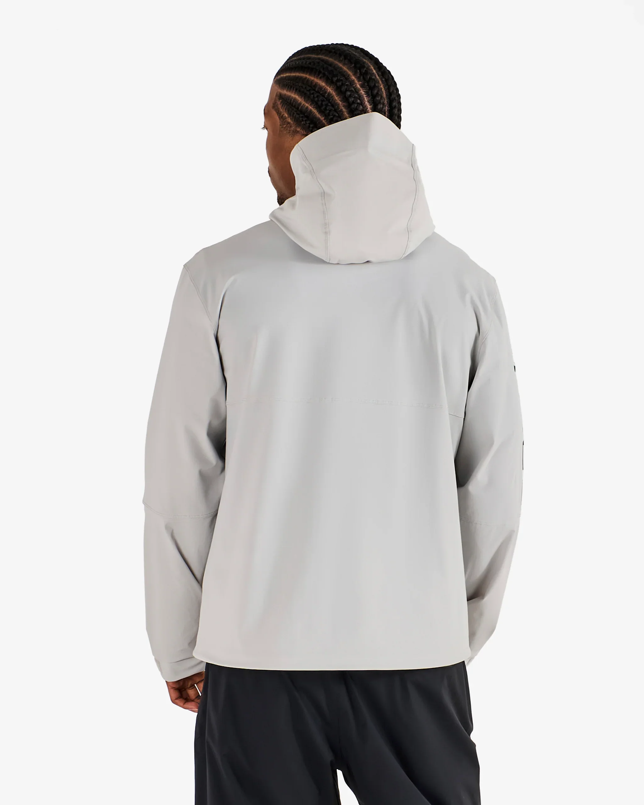 Malbon Performance Full Zip Shell Jacket- Silver - Image 5