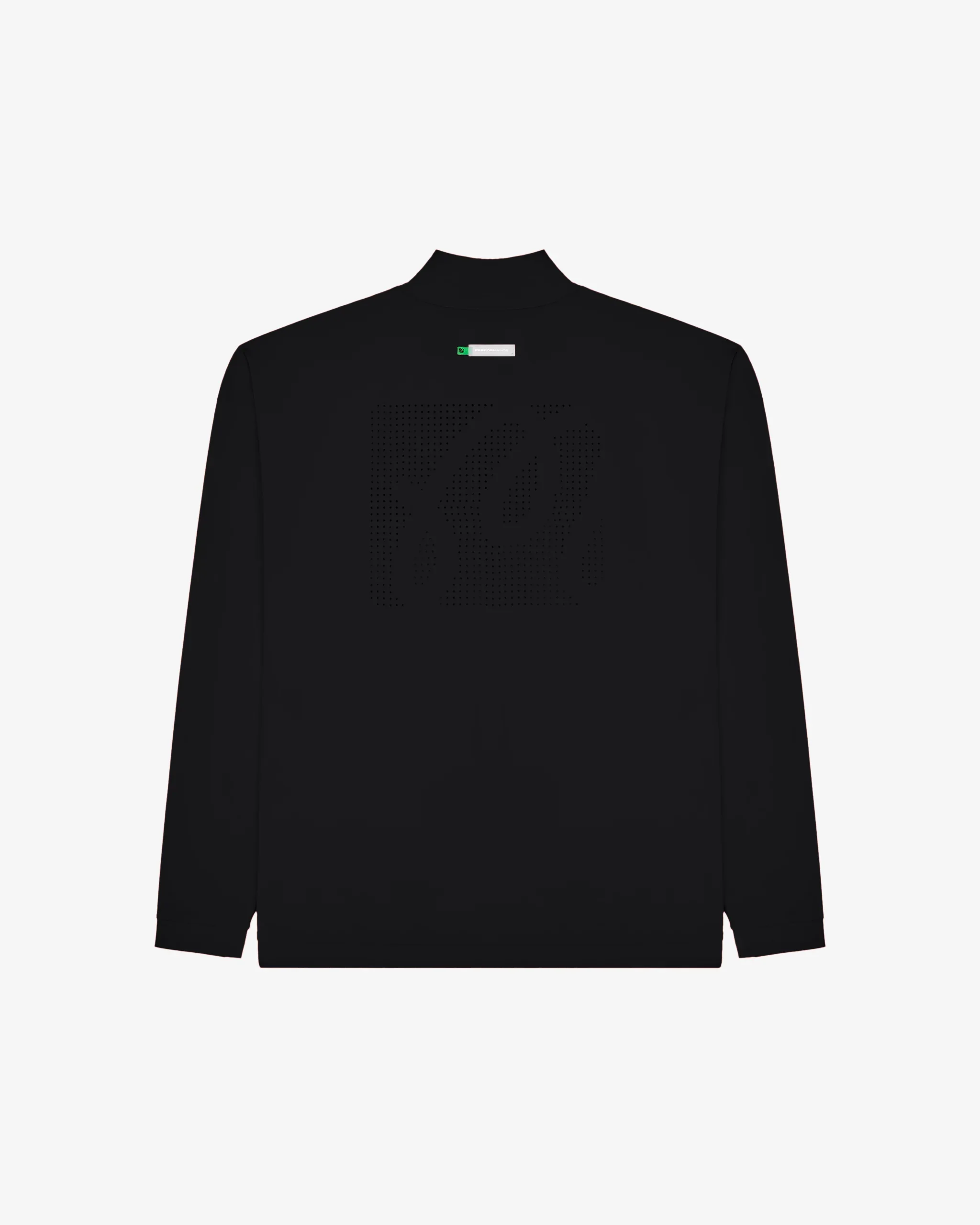 Malbon Performance Quarter Zip Shell Pullover - Black - Image 4