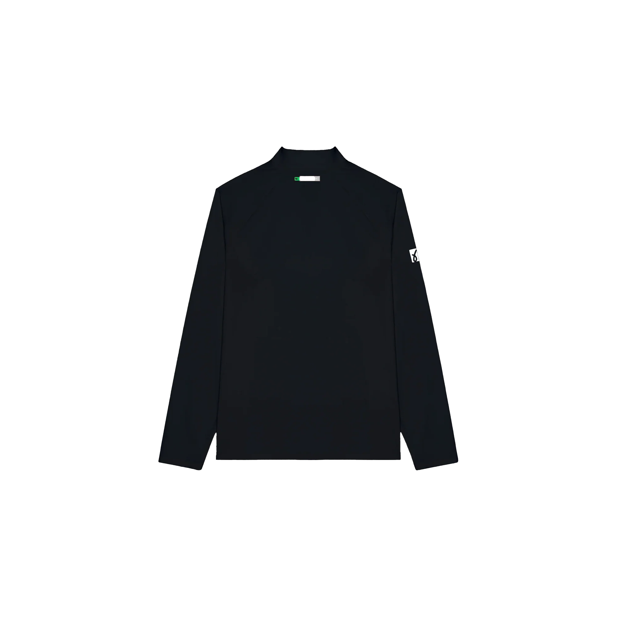 Malbon Performance Raglan Quarter Zip - Black - Image 2