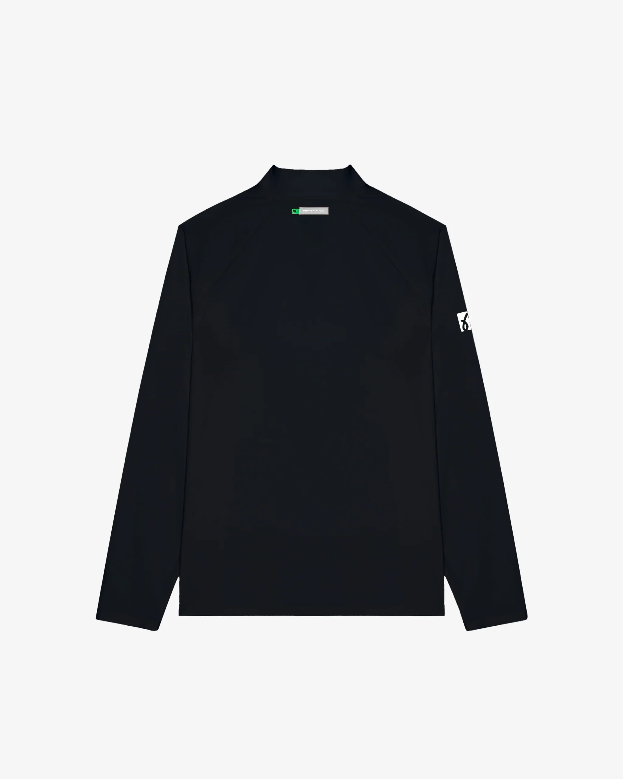 Malbon Performance Raglan Quarter Zip - Black - Image 4