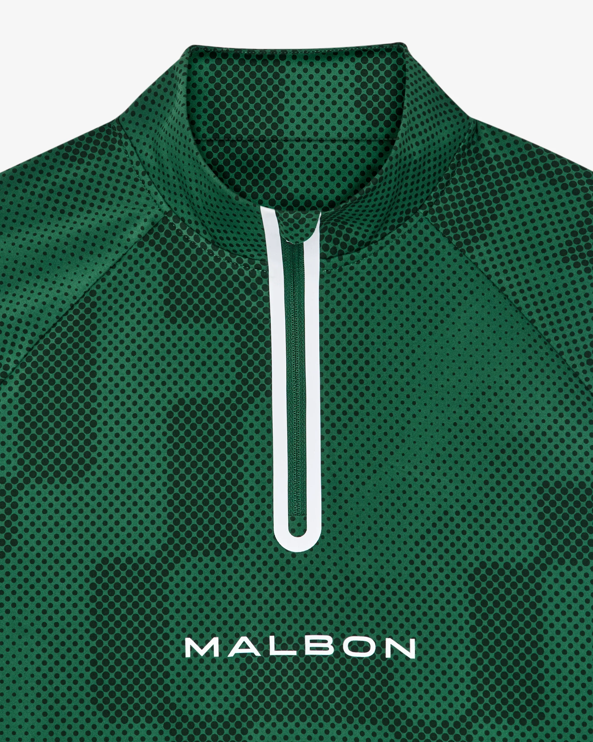 Malbon Performance Raglan Quarter Zip - Eden Green - Image 7