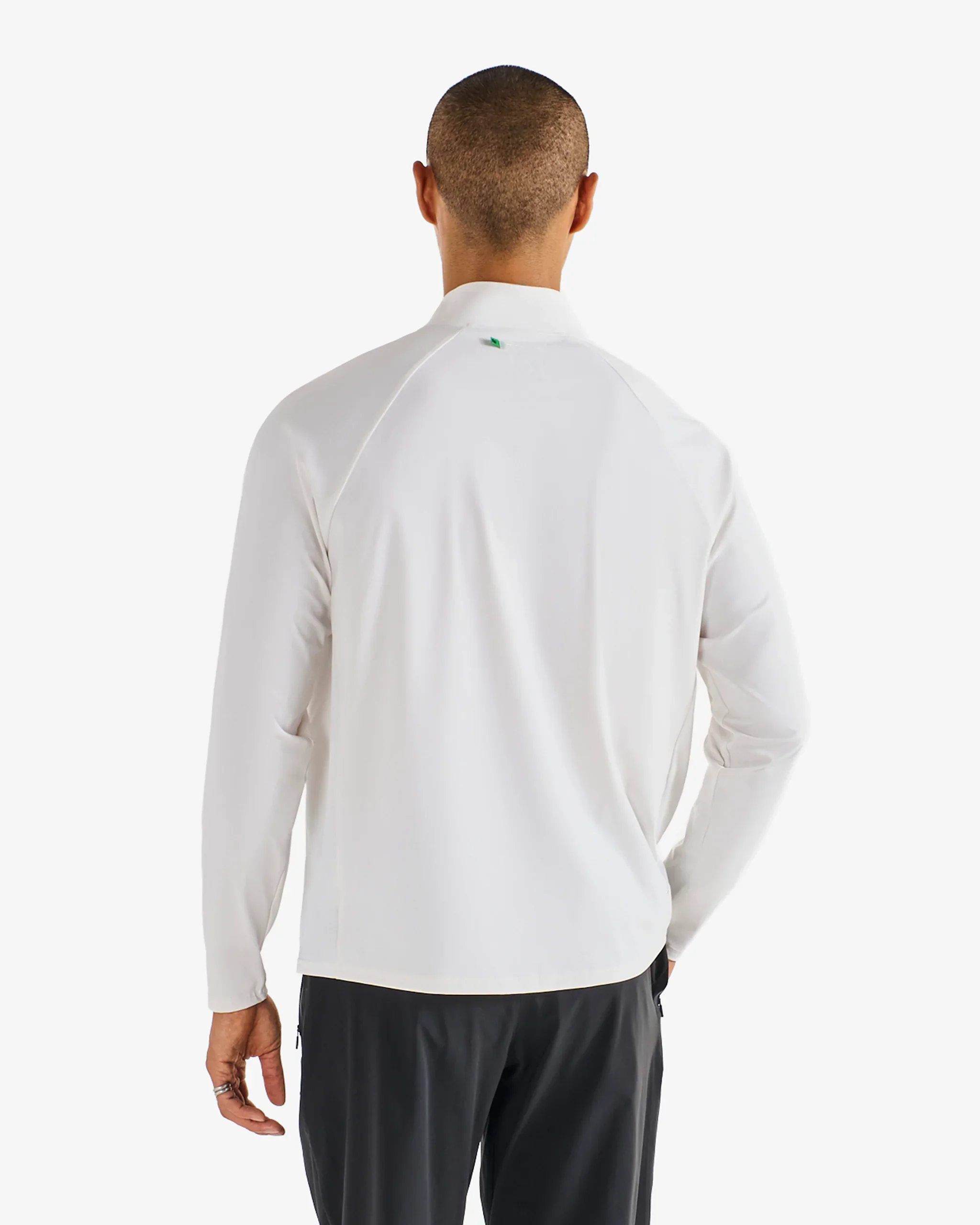 Malbon Performance Raglan Quarter Zip - White - Image 6