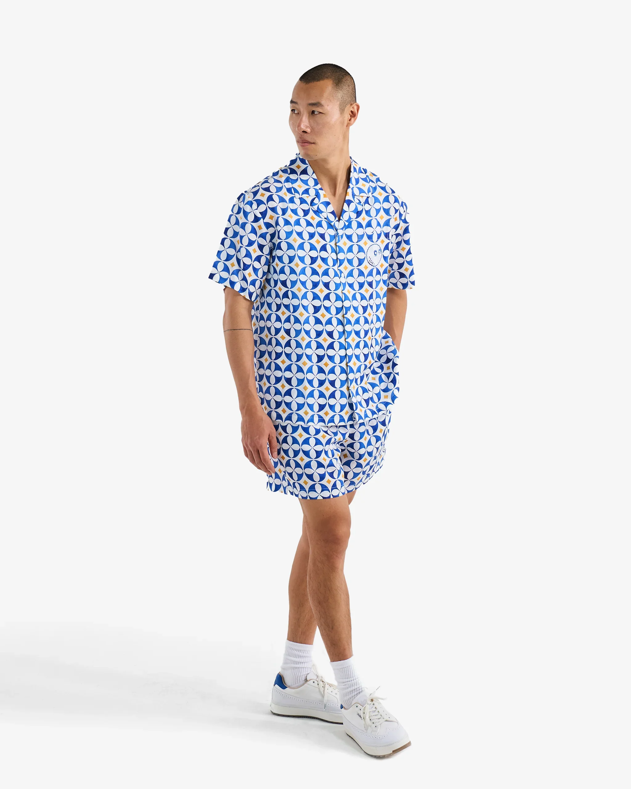 Malbon Riviera Scooter Short - Blue - Image 5