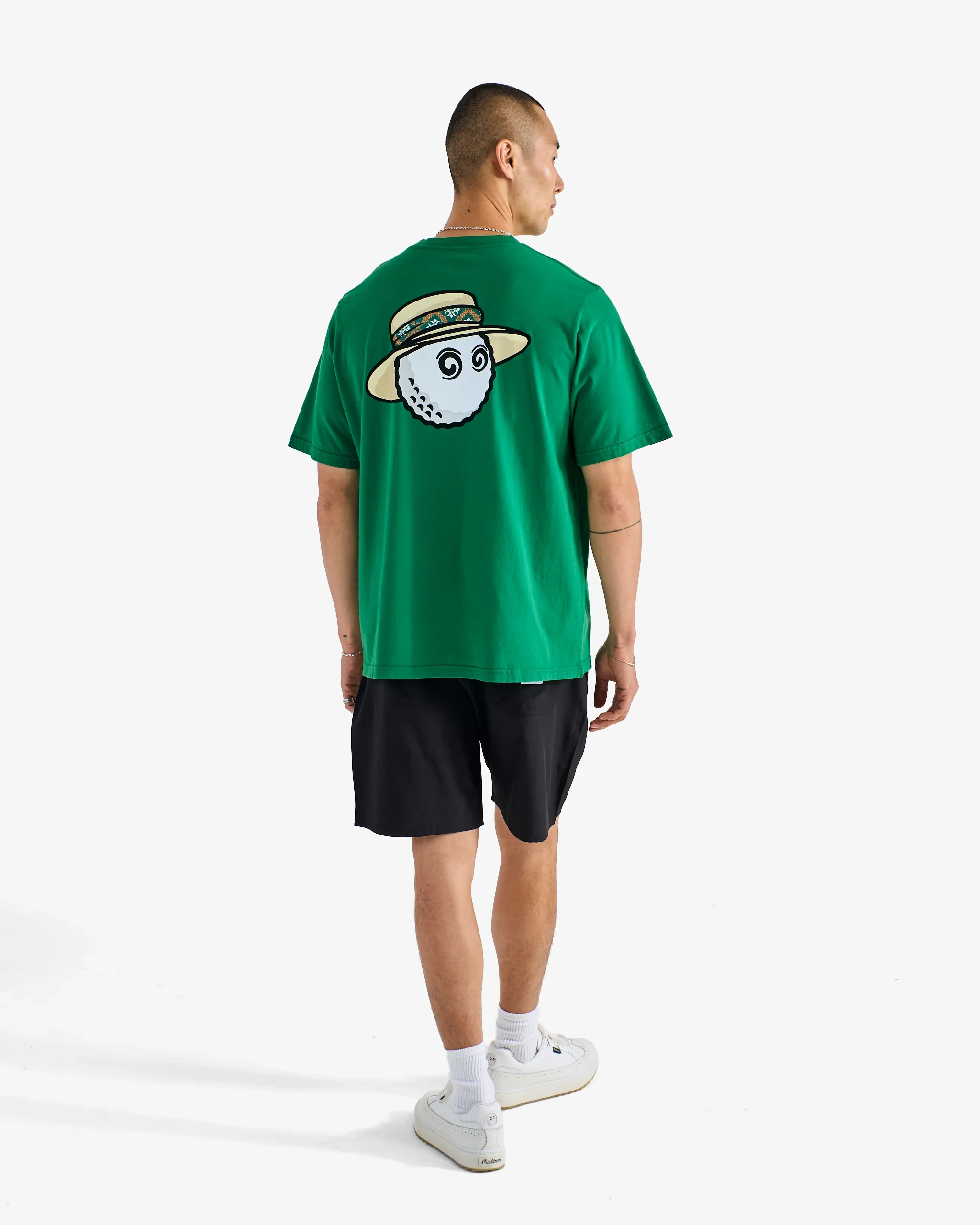 Malbon Vacation Club Tee - Green - Image 4