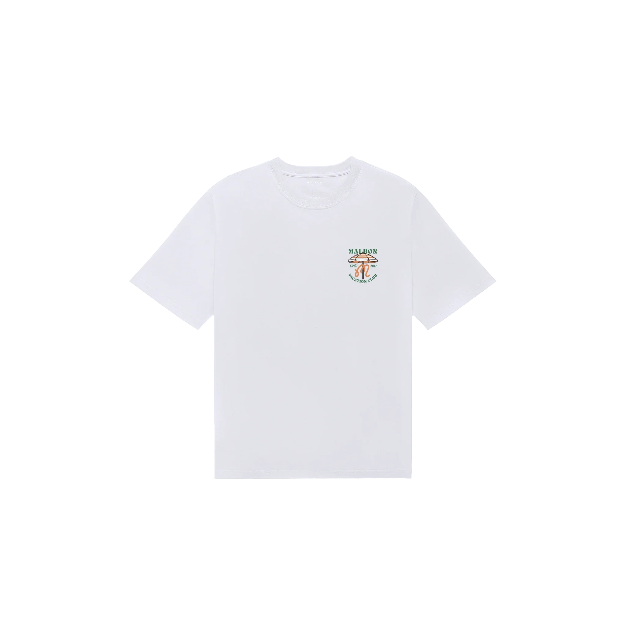 Malbon Vacation Club Tee - White
