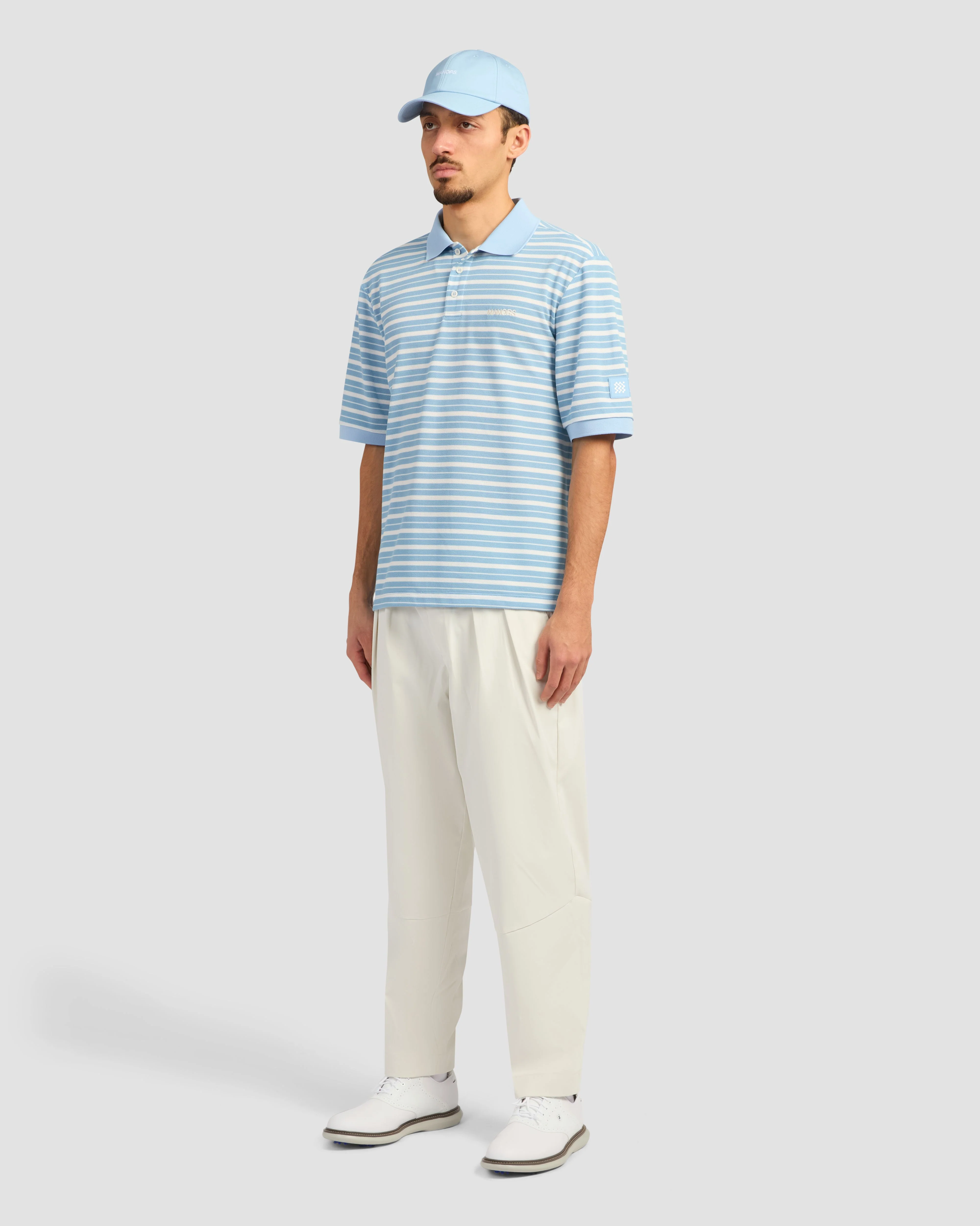 Manors GOAT Pique Polo 2.0 - Sky Blue - Image 5