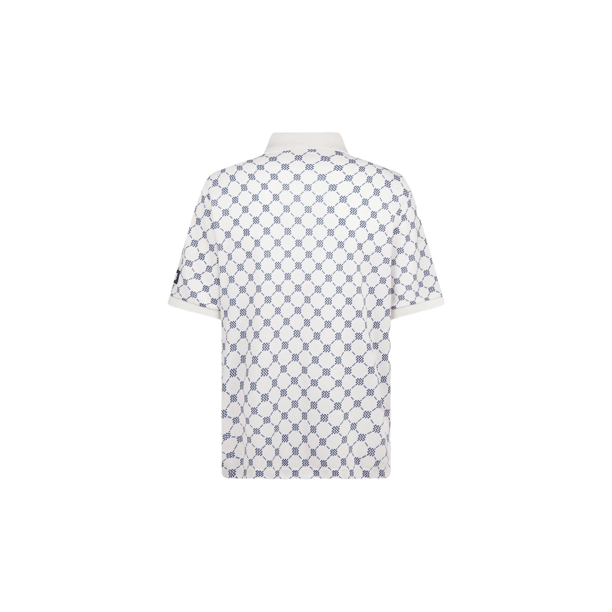 Manors GOAT Pique Polo Monogram - Cream - Image 2
