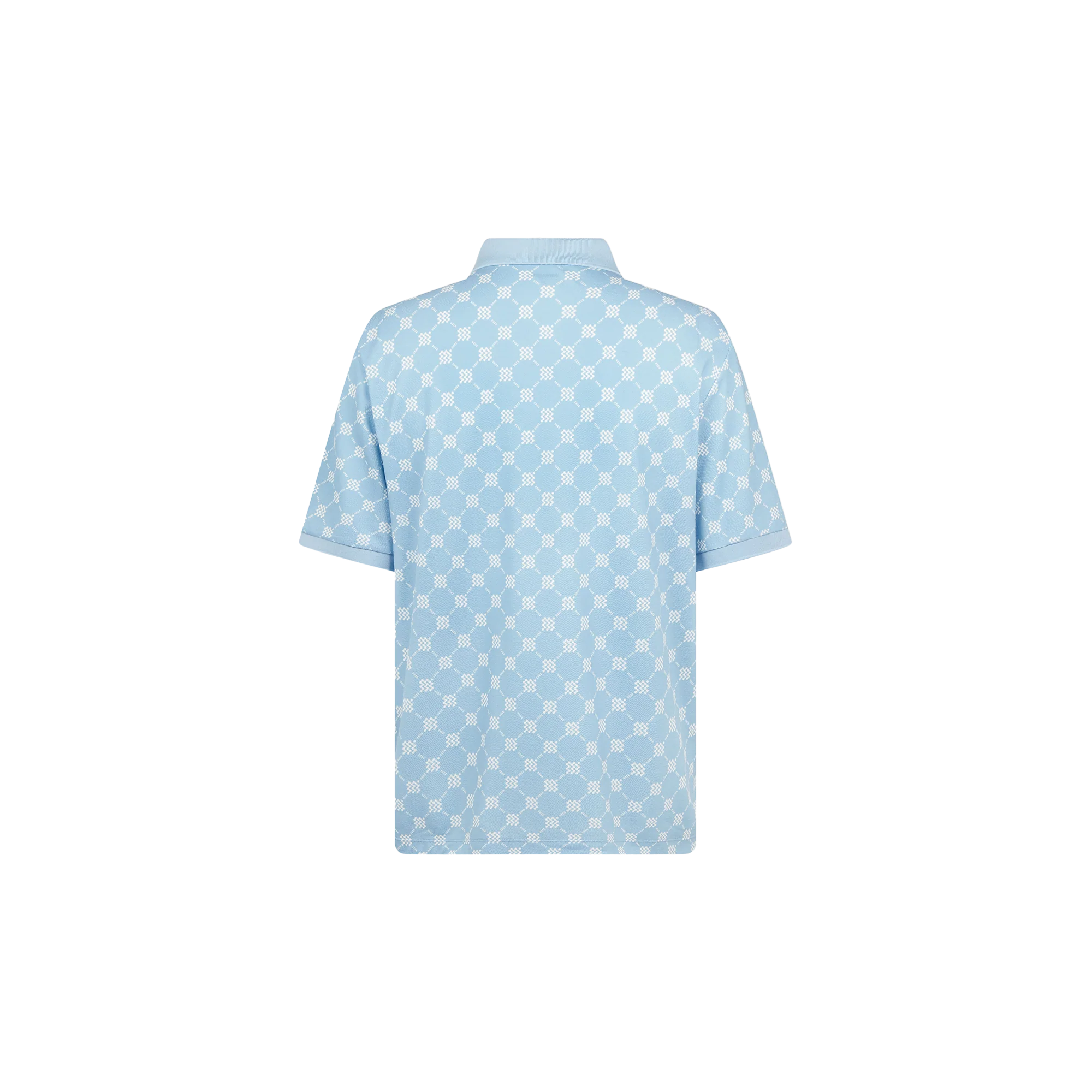Manors GOAT Pique Polo Monogram - Sky Blue - Image 2