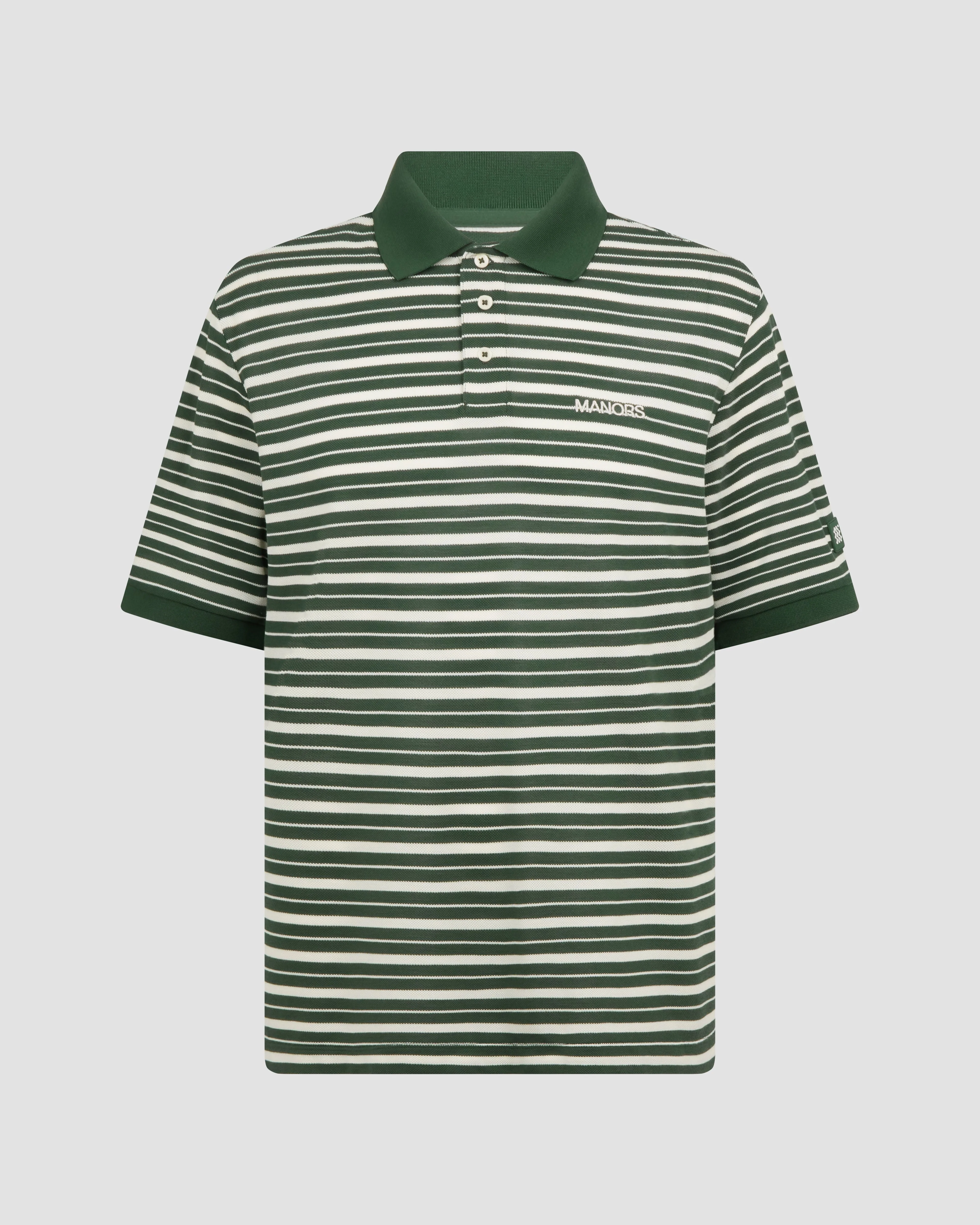 Manors GOAT Pique Polo 2.0 - Pine Green - Image 3