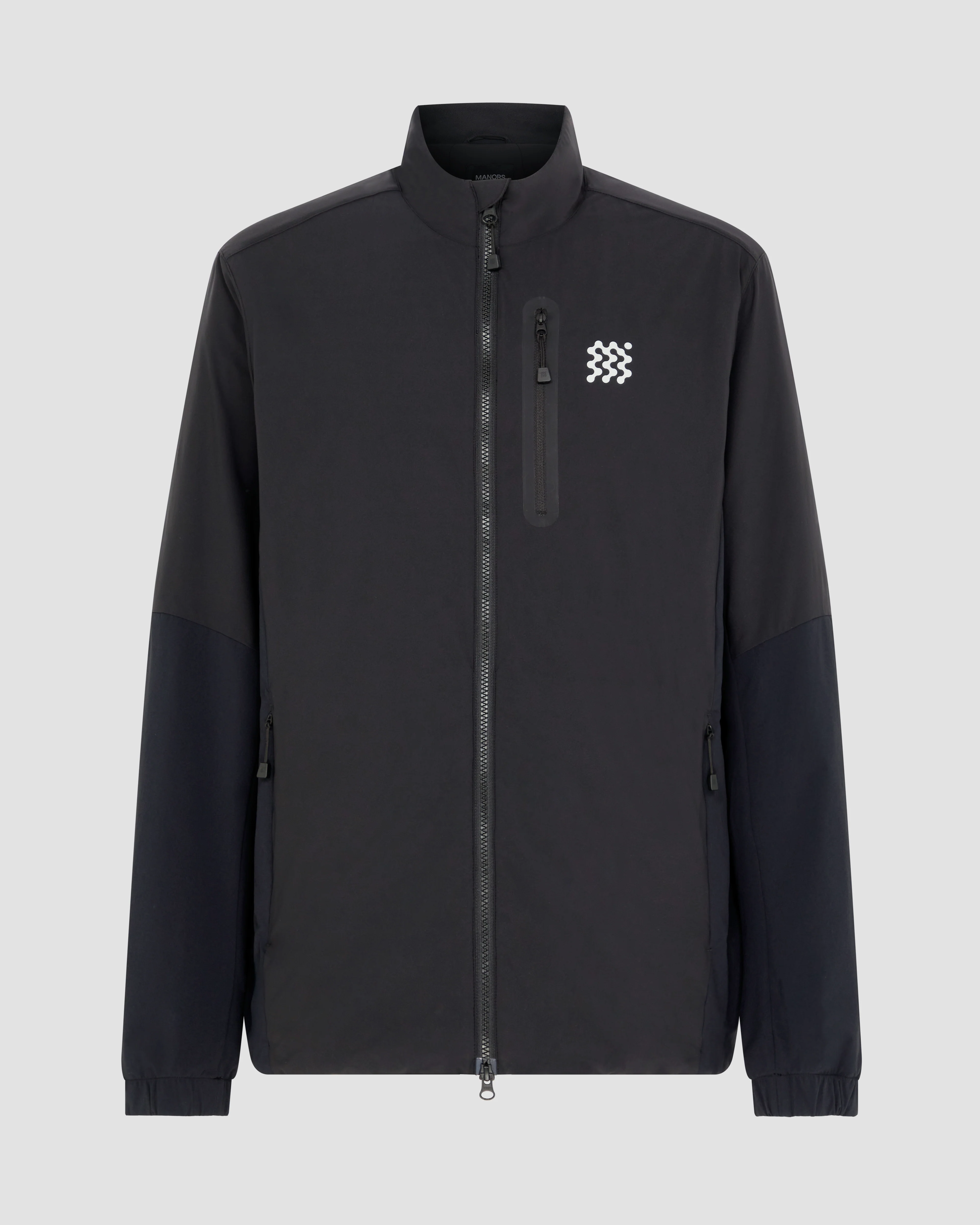 Manors Golf Insulated Course Jacket - Black - Image 3
