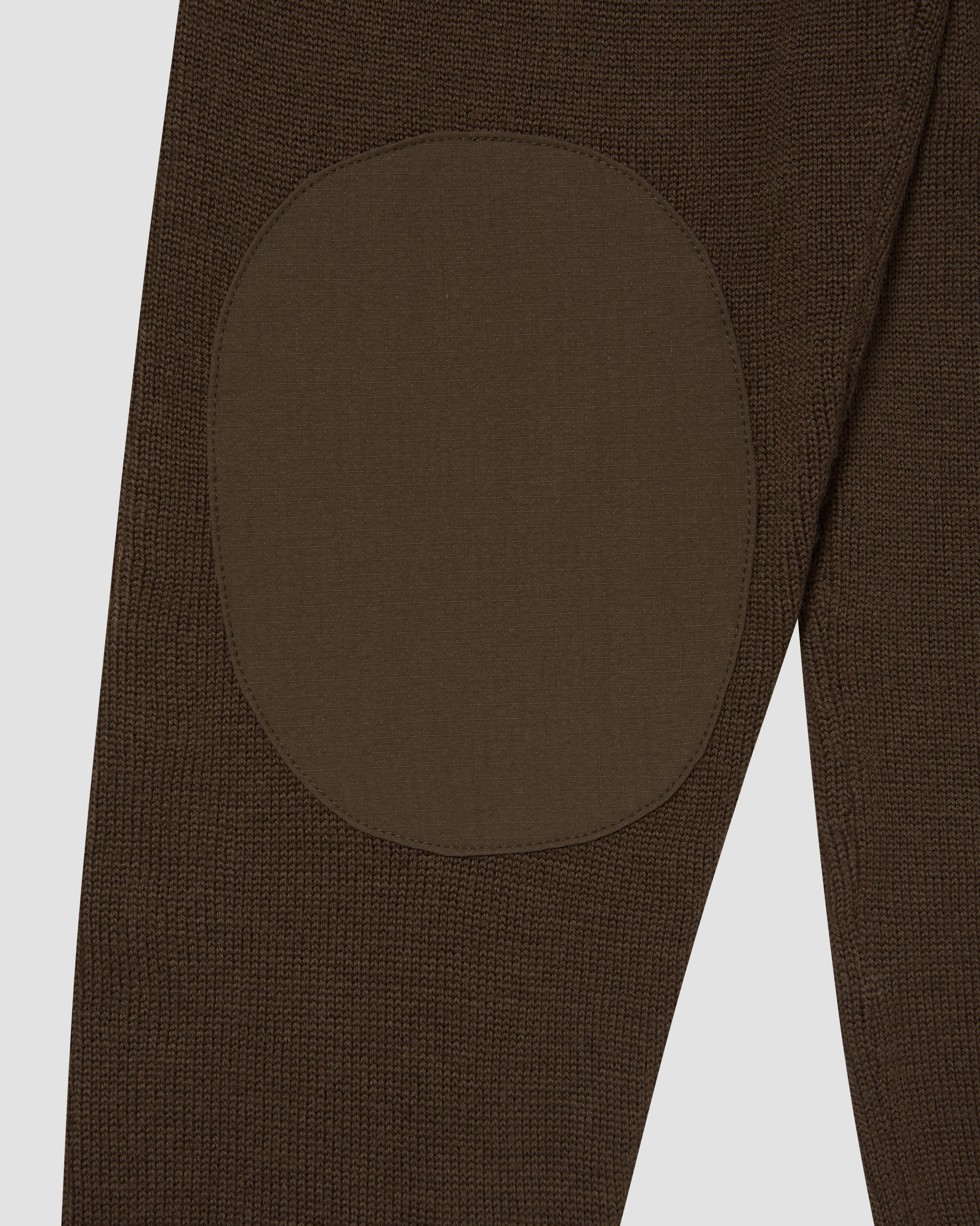 Manors Golf Merino Tech Crewneck - Hickory Brown - Image 7