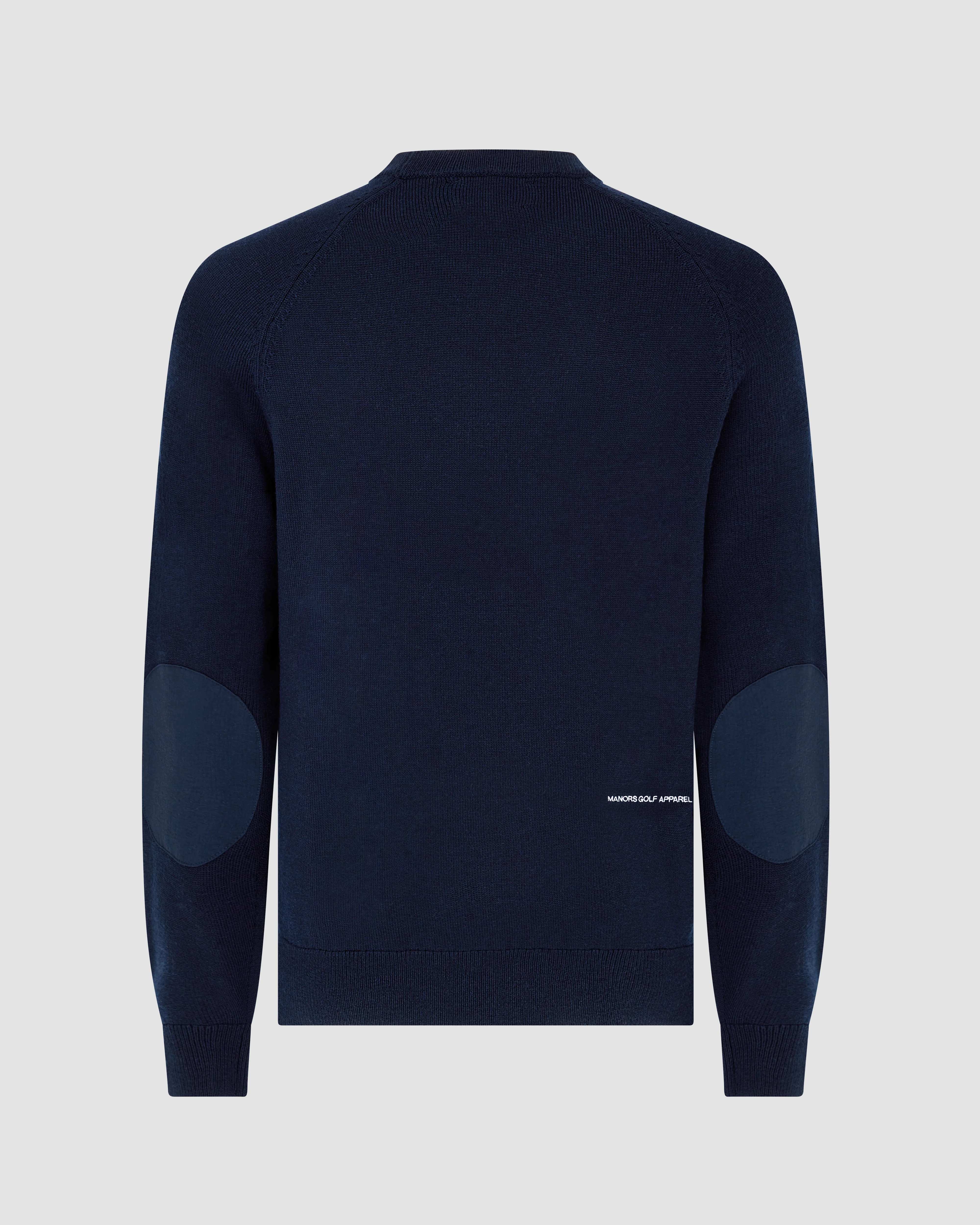 Manors Golf Merino Tech Crewneck - Midnight - Image 5