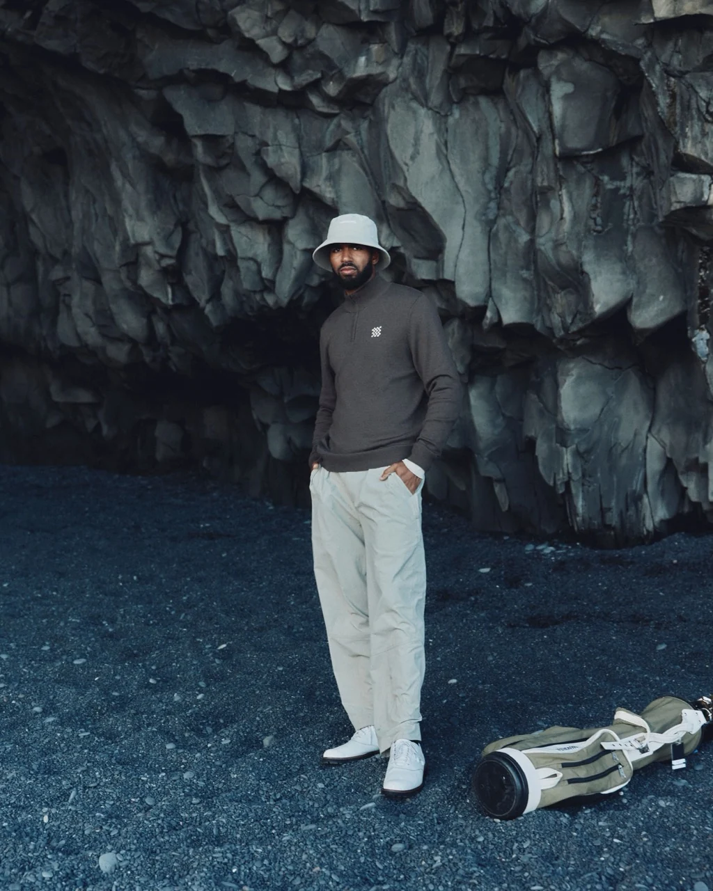 Manors Golf Recycled Greenskeeper Bucket Hat - Dune - Image 2
