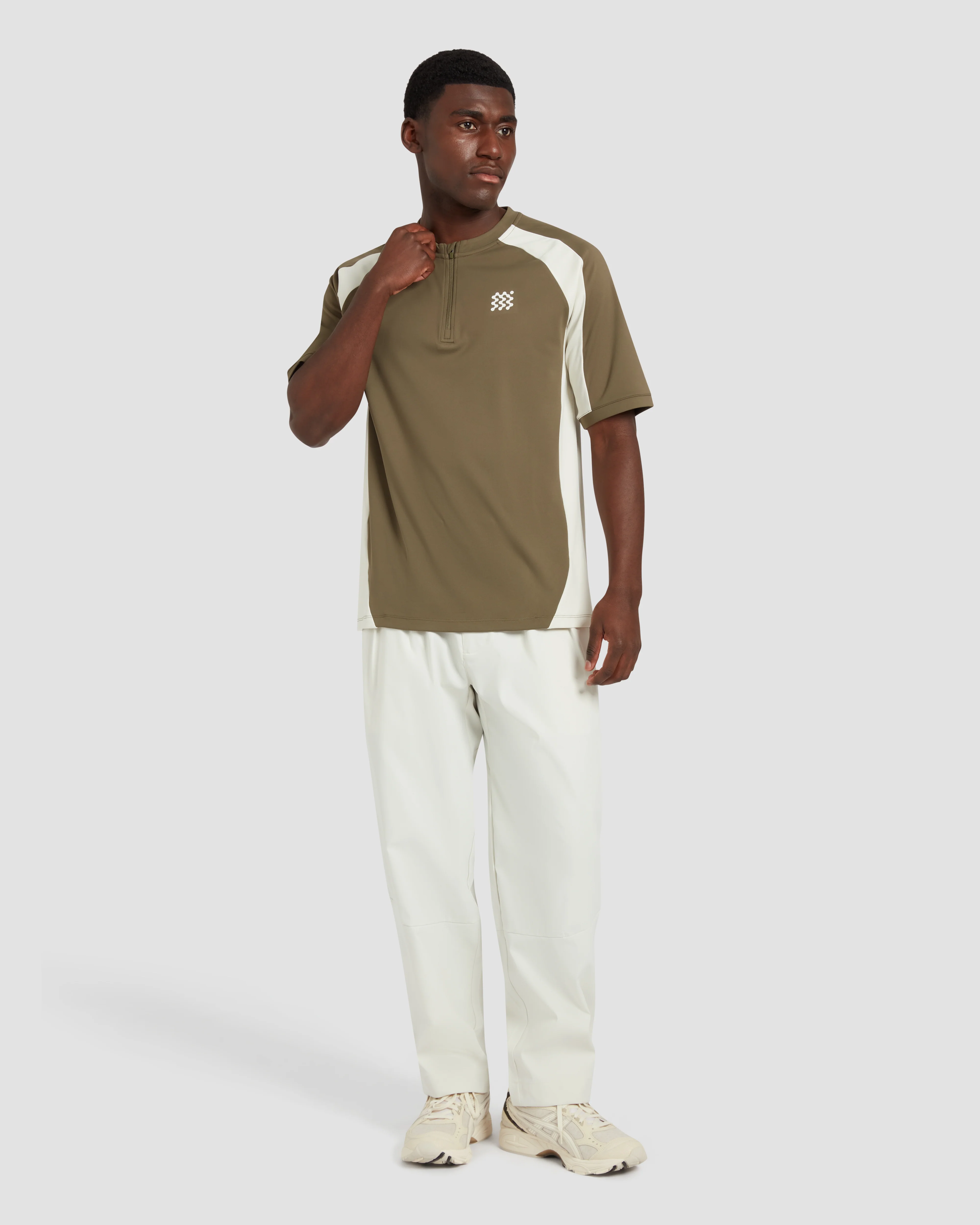 Manors Lightweight Pleated Trouser - Pebble - Image 16