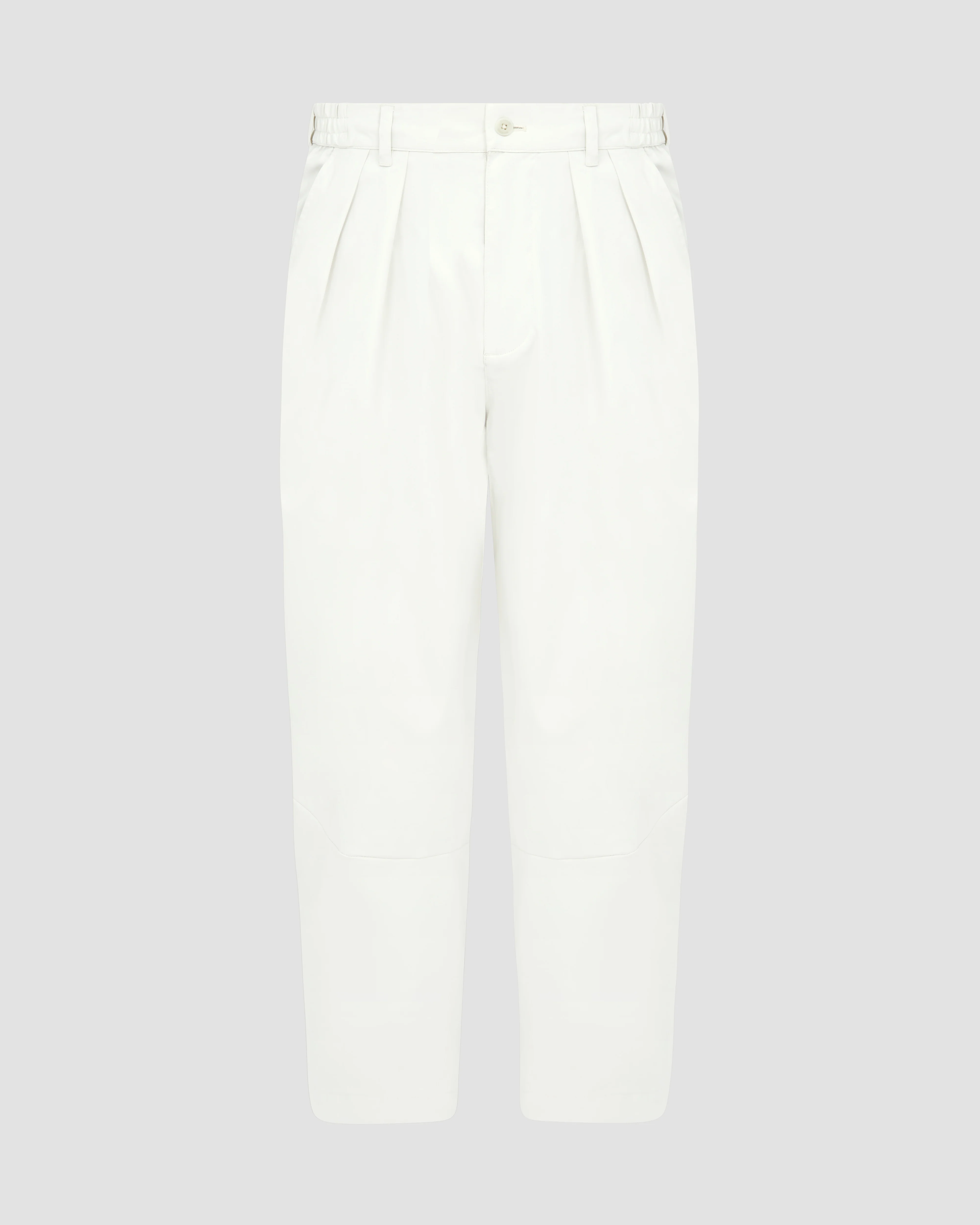 Manors Lightweight Pleated Trouser - Pebble - Image 4