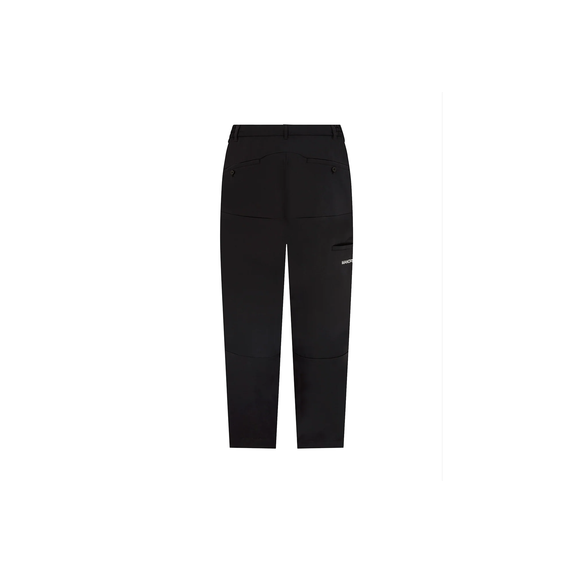 Manors Lightweight Pleated Trouser - Black - Image 2