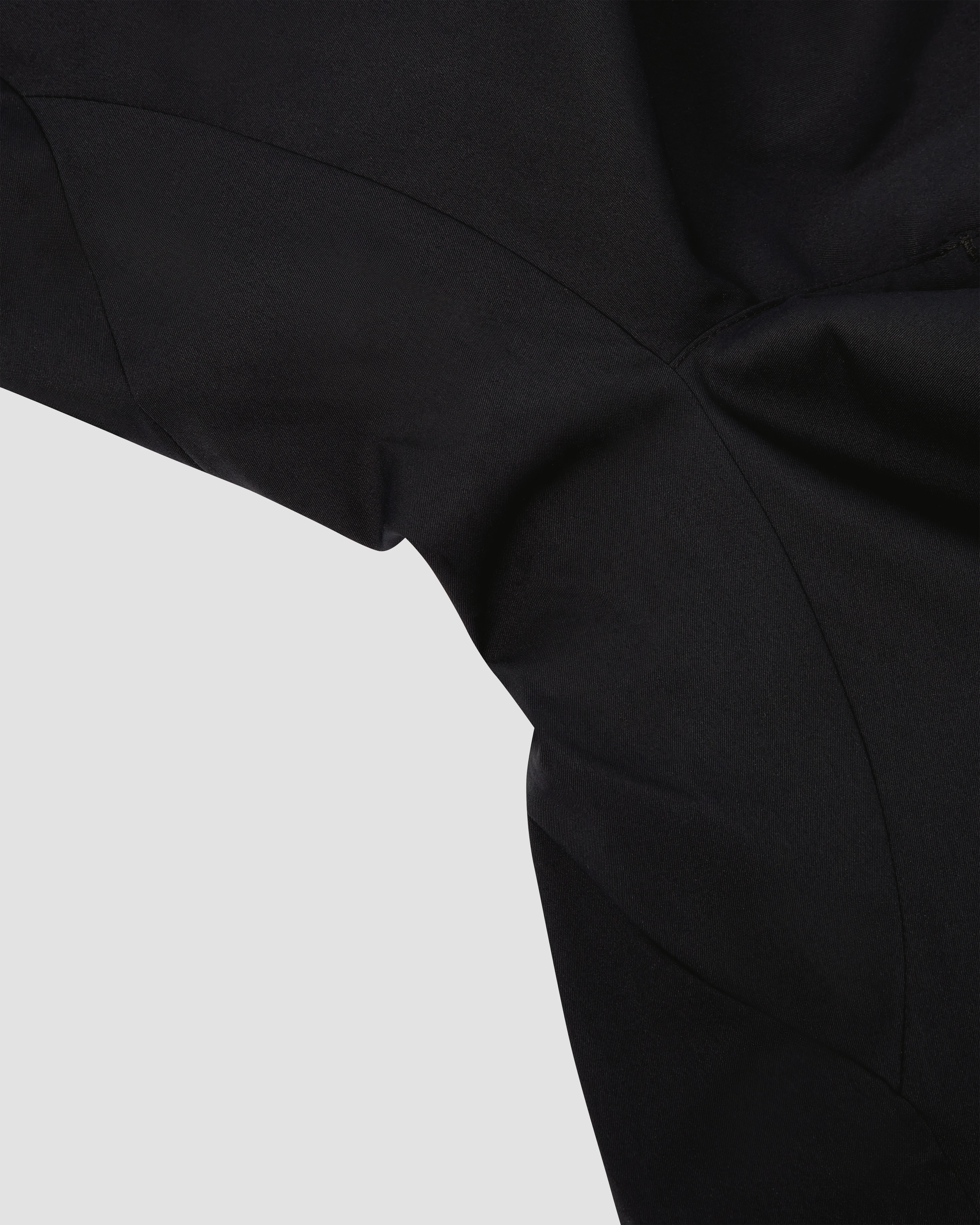 Manors Lightweight Pleated Trouser - Black - Image 7