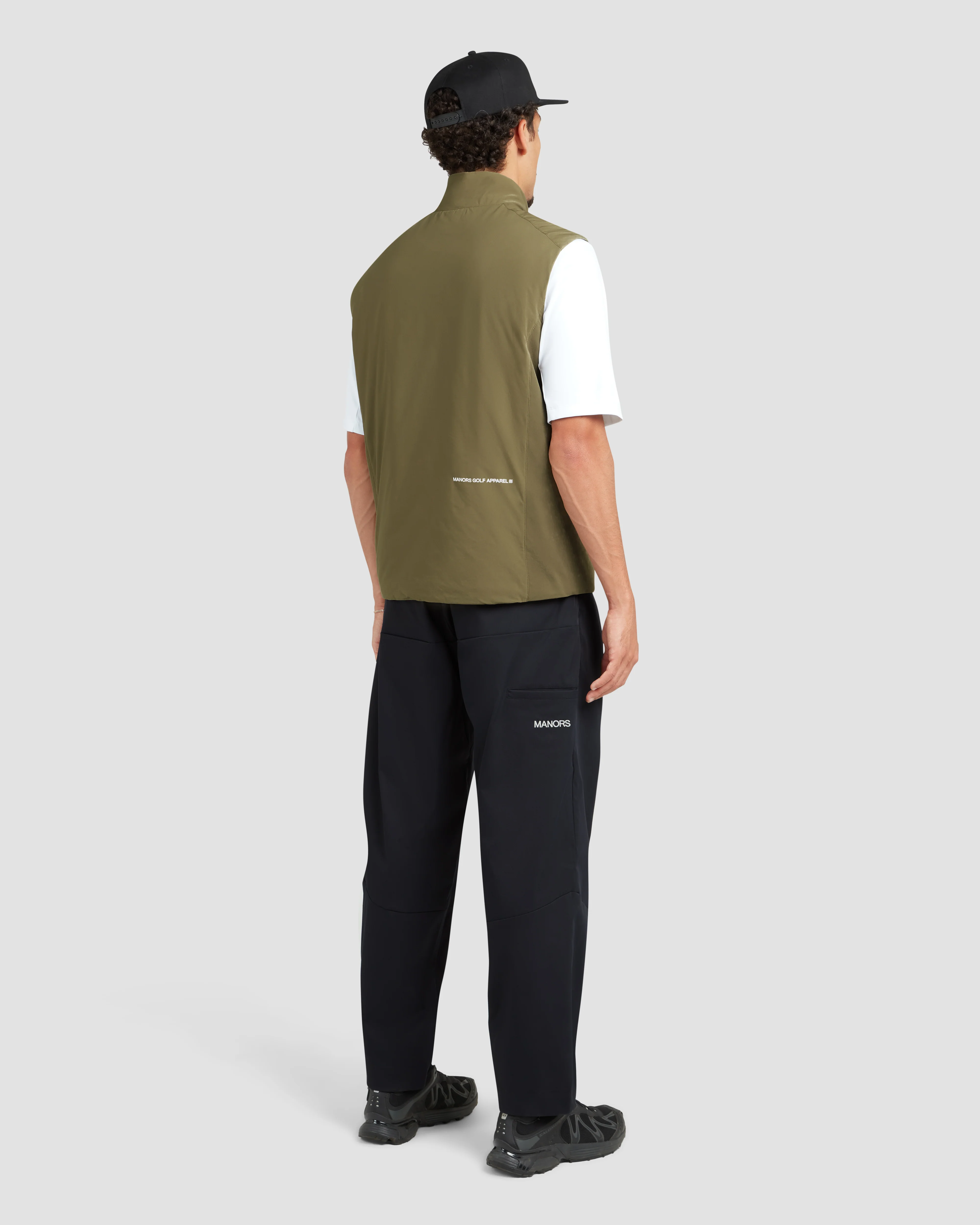 Manors Lightweight Pleated Trouser - Black - Image 8