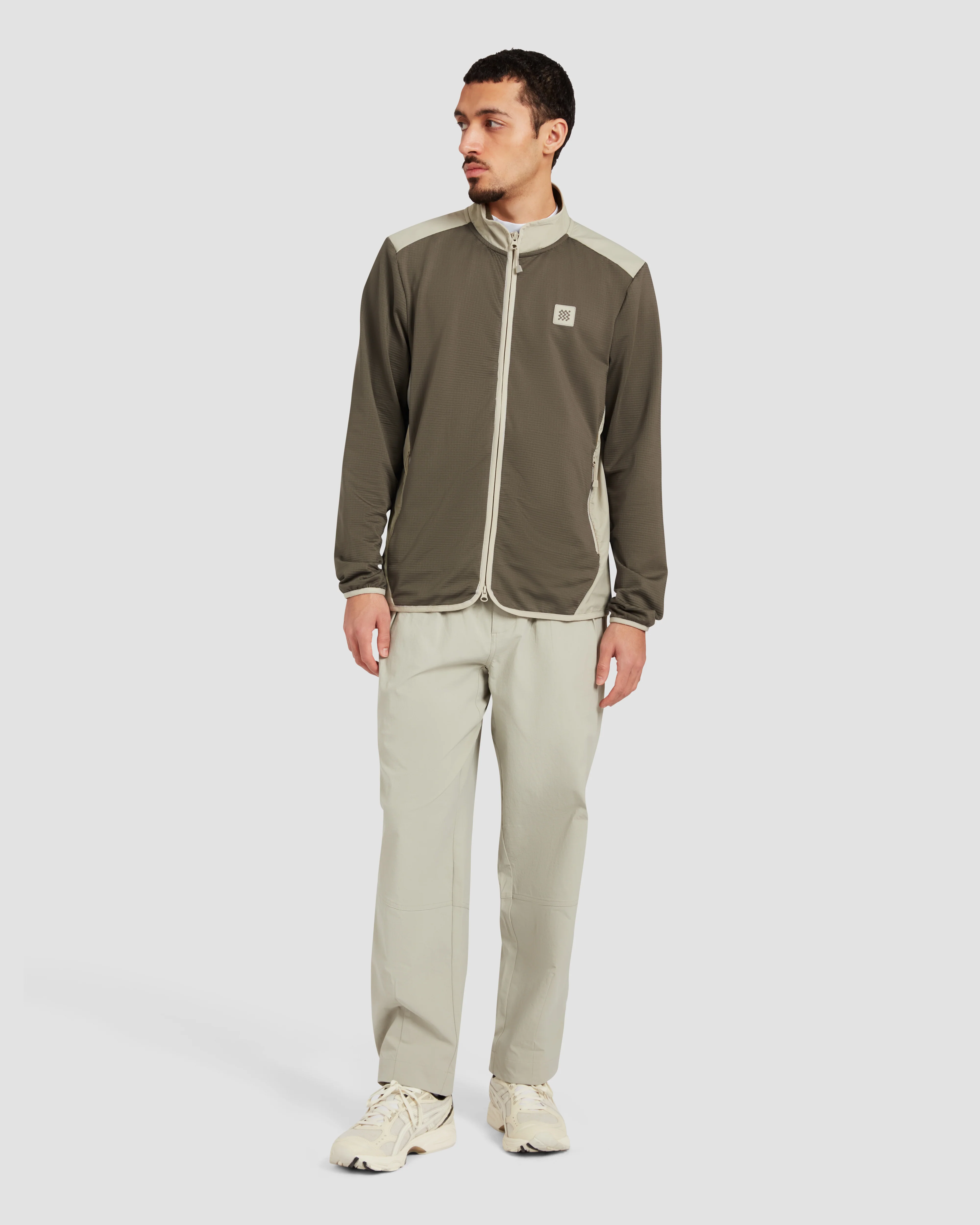 Manors Hybrid Fleece - Dark Olive - Image 9