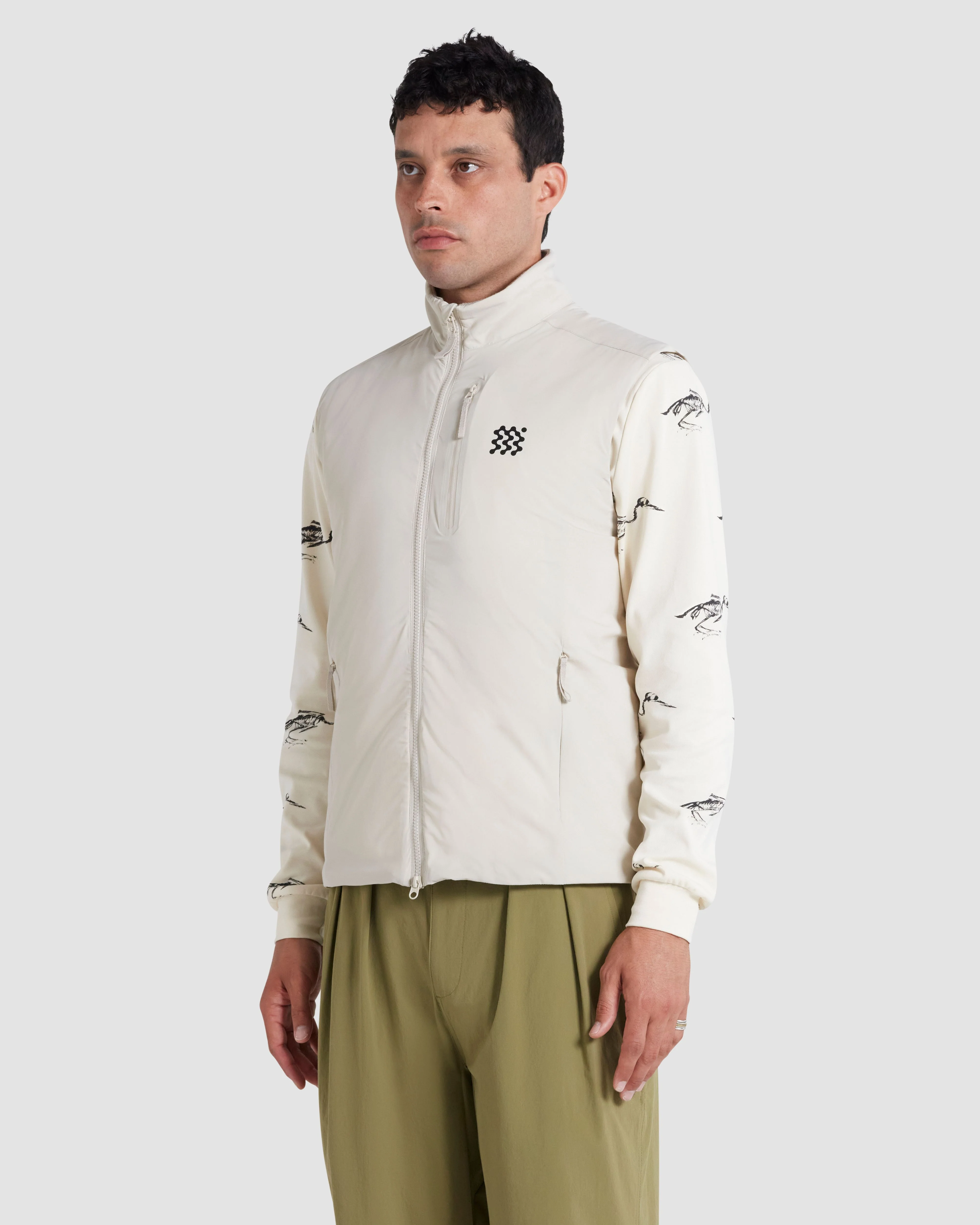 Manors Insulated Course Gilet 2.0 - Ivory - Image 4