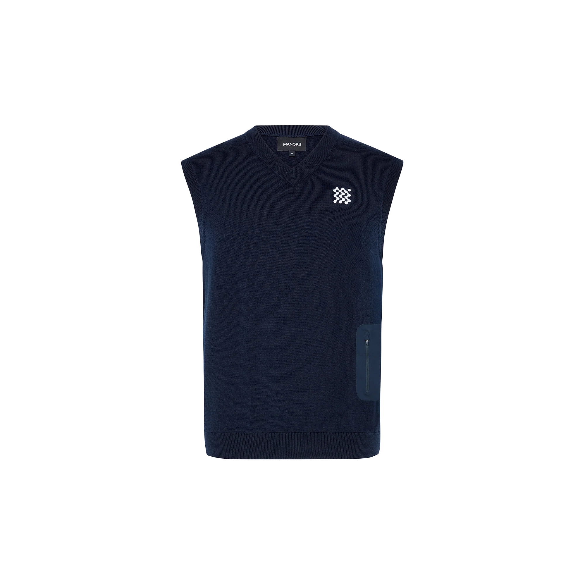 Manors Golf Merino Tech Vest - Midnight