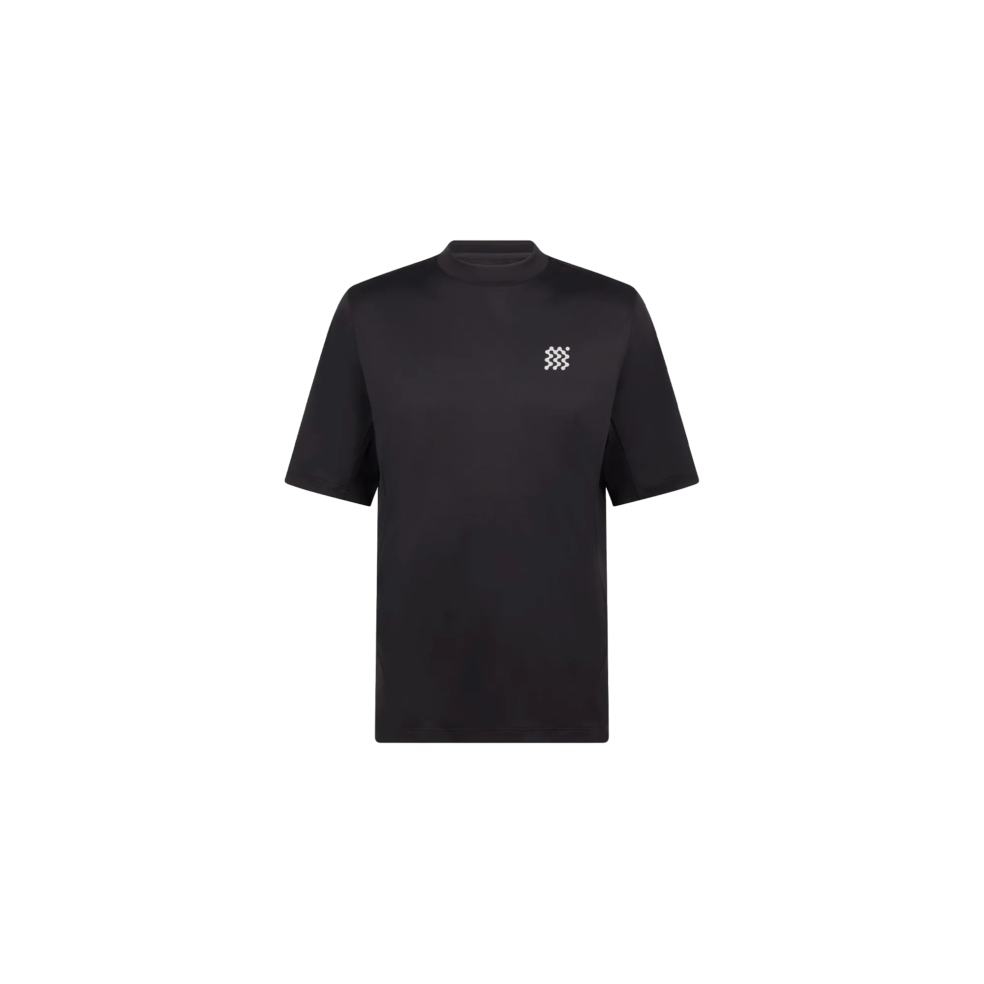 Manors Mockneck Course Polo - Black