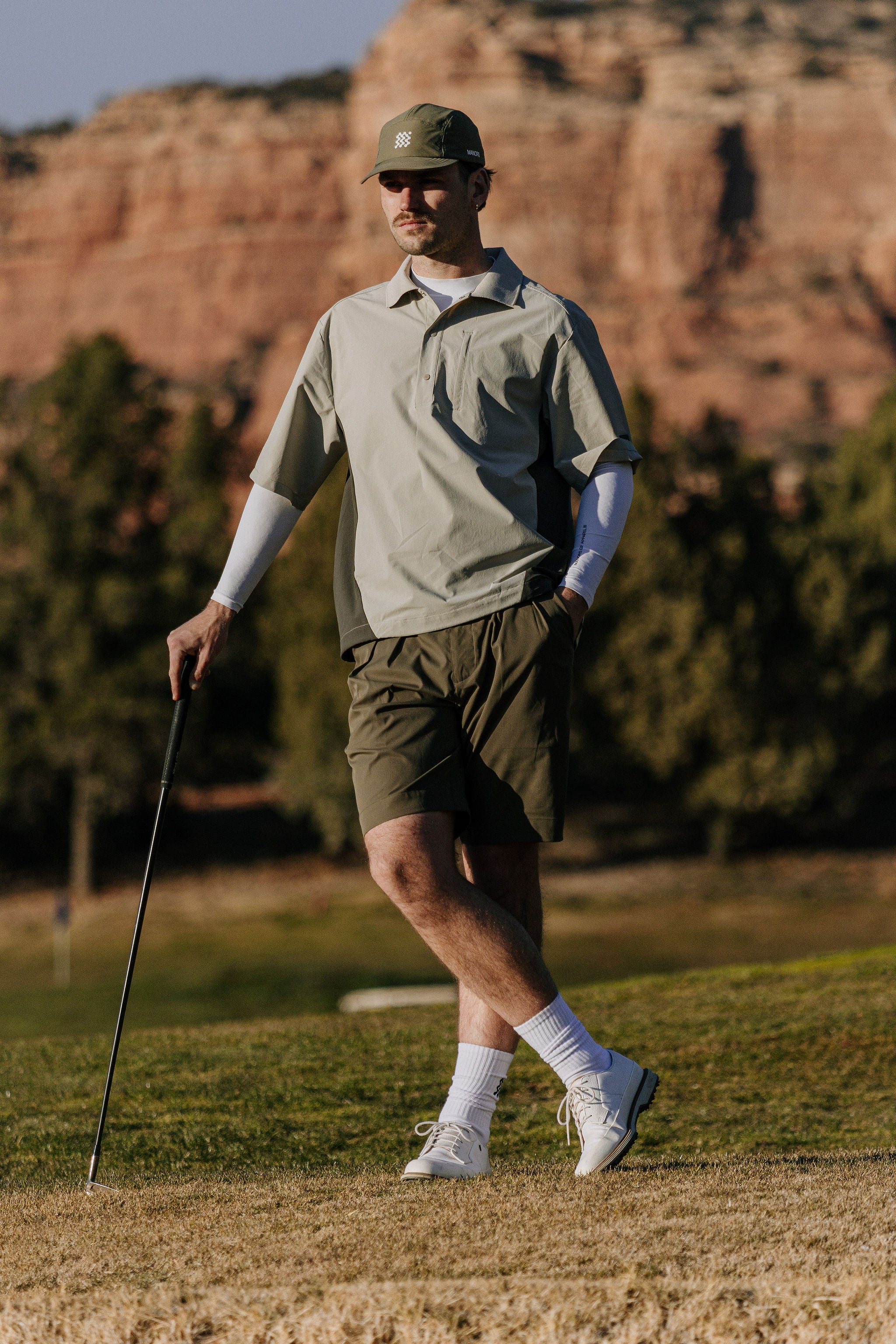 Manors Golf Ranger Shooter Shirt - Dune - Image 4